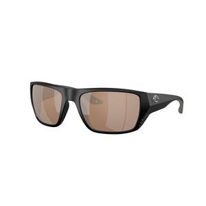 Costa Del Mar Finlet Copper Silver Mirror 580G Polarized Sunglasses - Matte Black