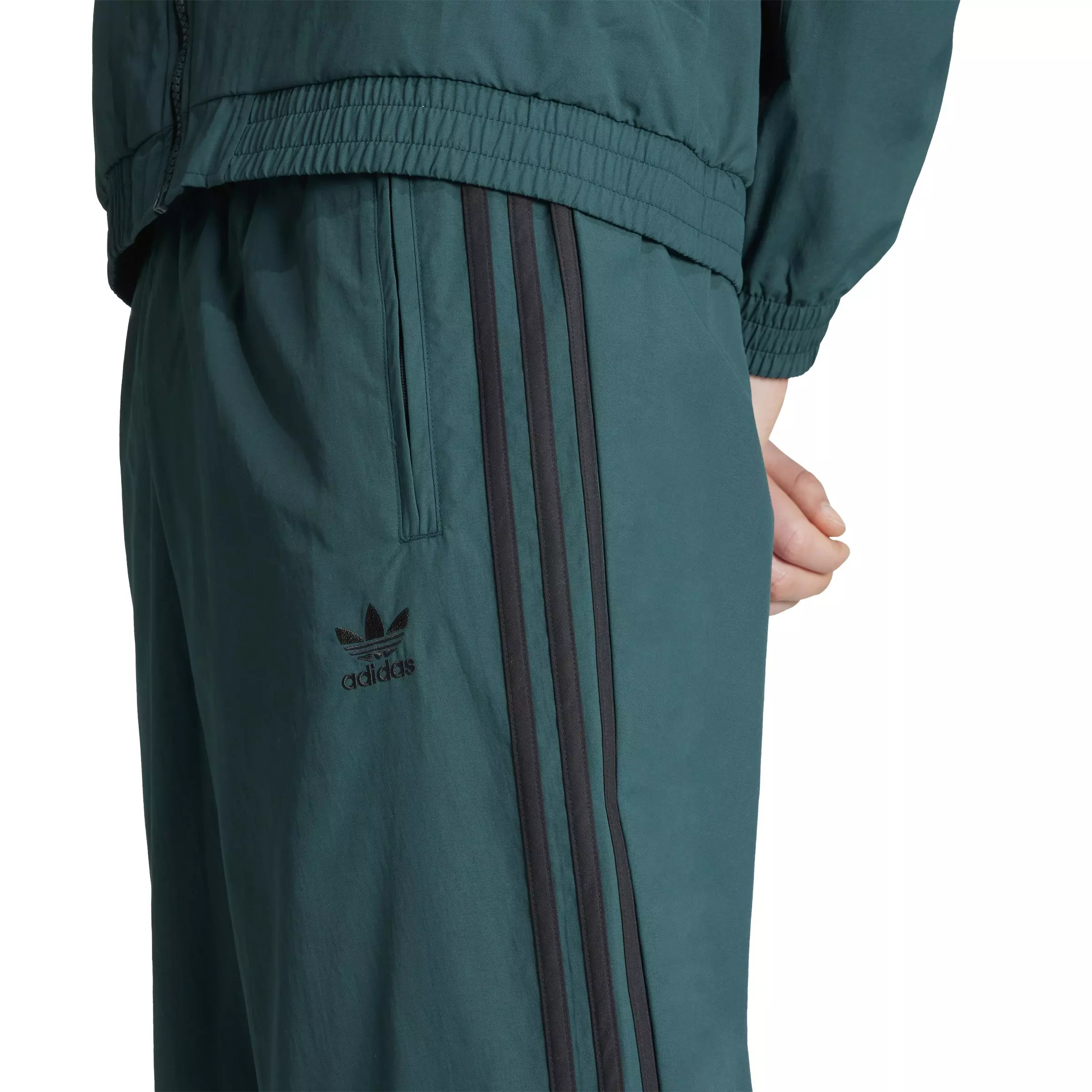 adidas Originals Men's Adicolor Woven Firebird Track Tracksuit Bottoms -Teal - TEAL