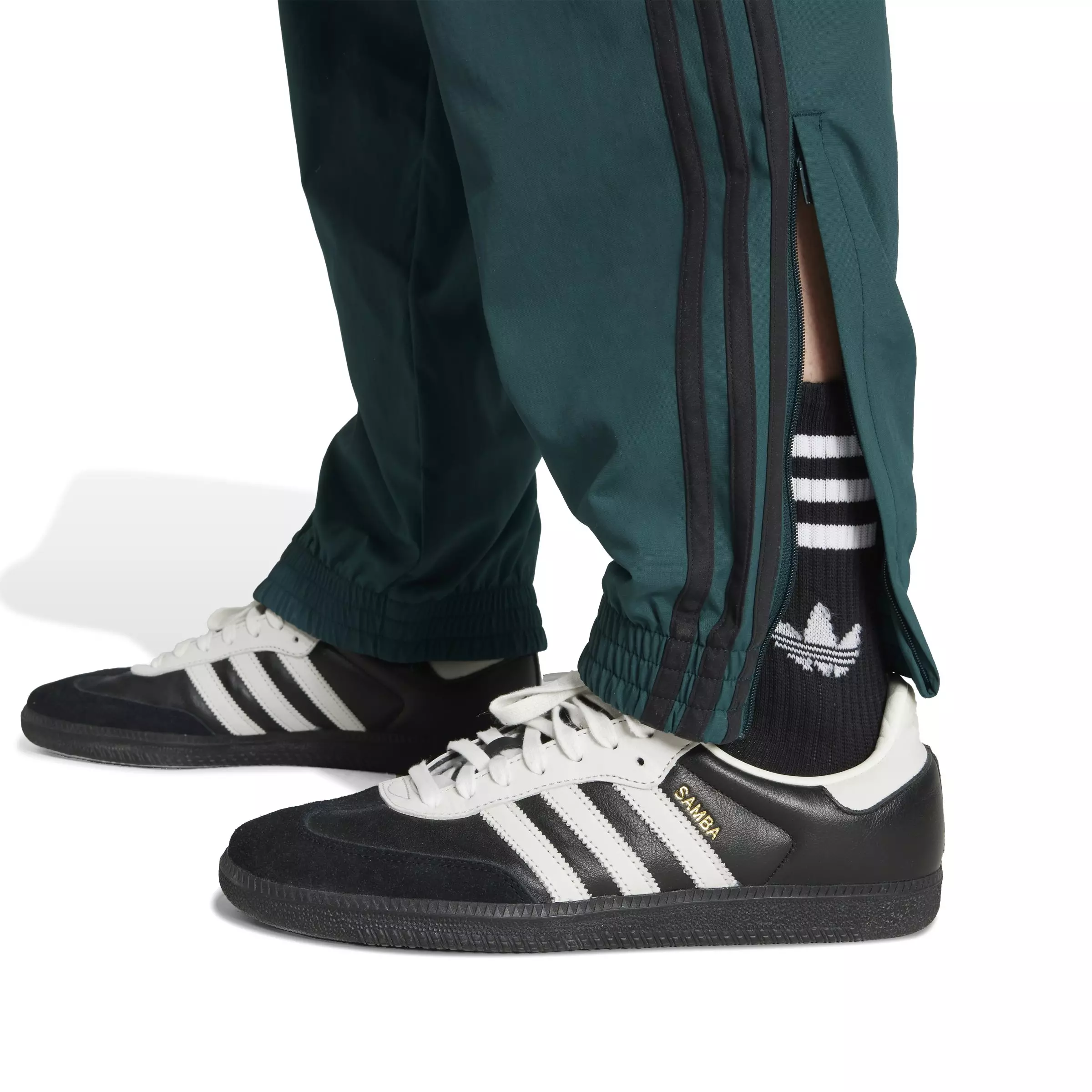 adidas Originals Men's Adicolor Woven Firebird Track Tracksuit Bottoms -Teal - TEAL