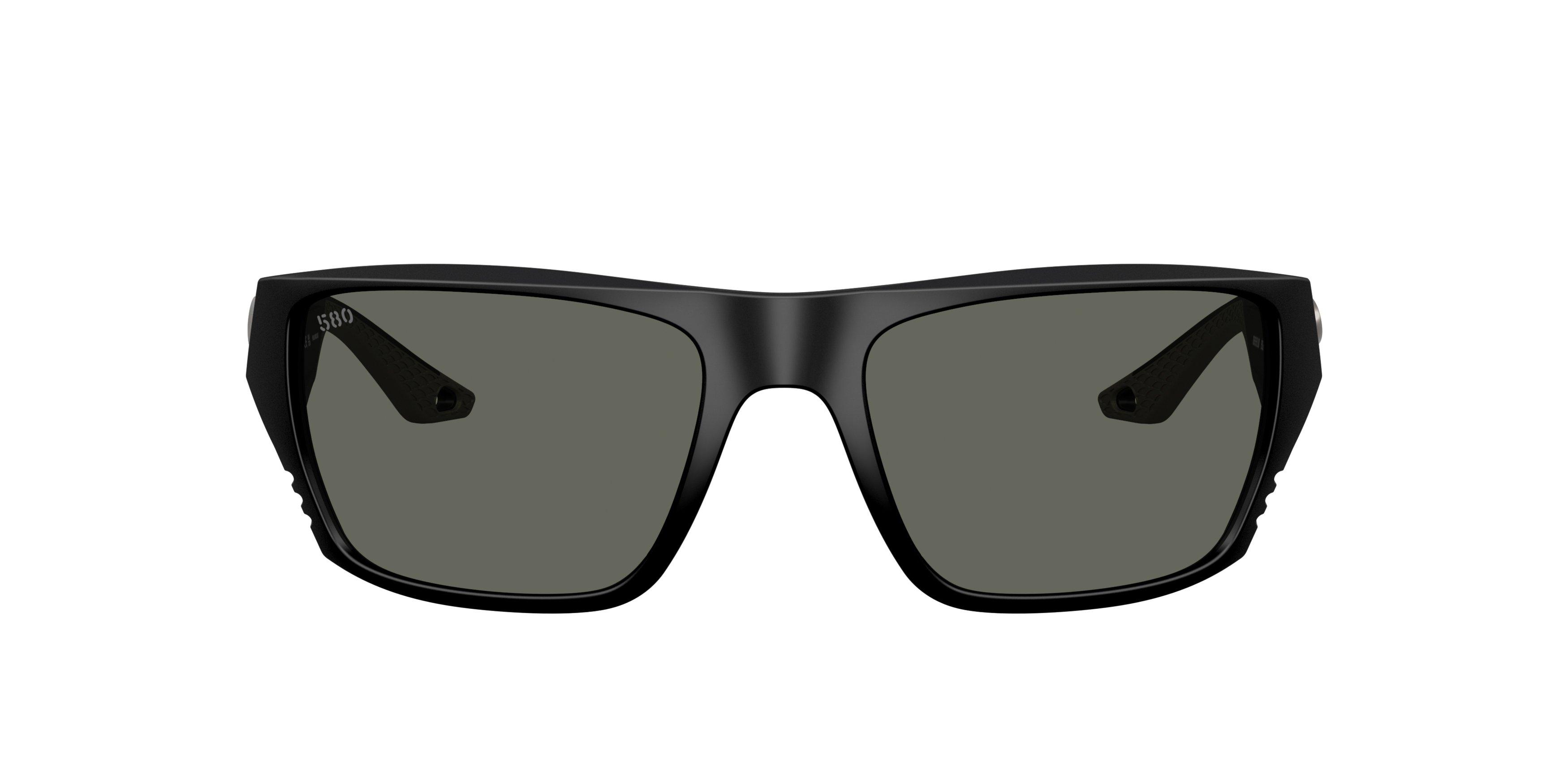 Costa Del Mar Finlet Gray 580G Polarized Sunglasses - Matte Black - BLACK/GREY Thumbnail View 2