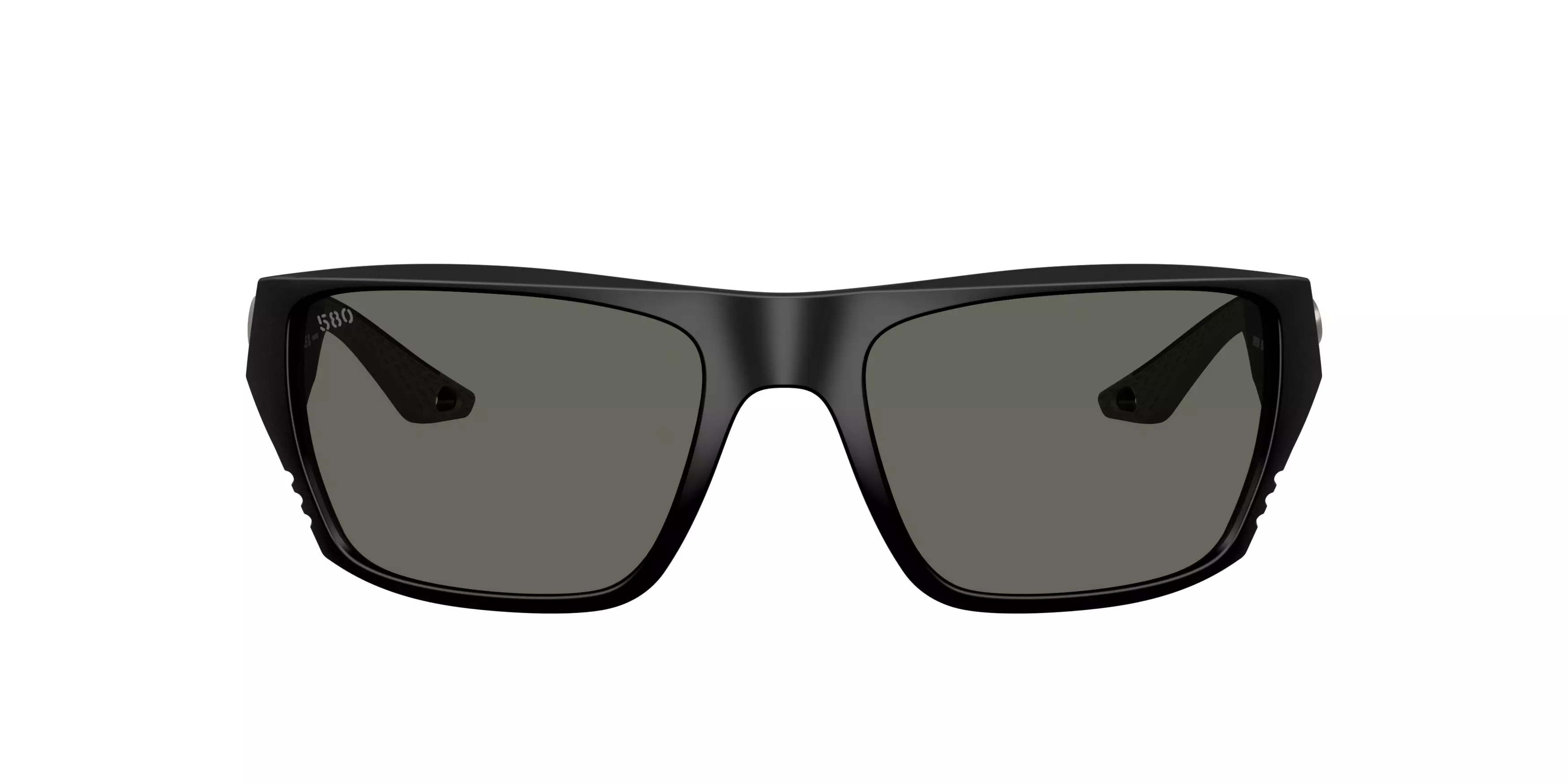 Costa Del Mar Finlet Gray 580G Polarized Sunglasses - Matte Black - BLACK/GREY