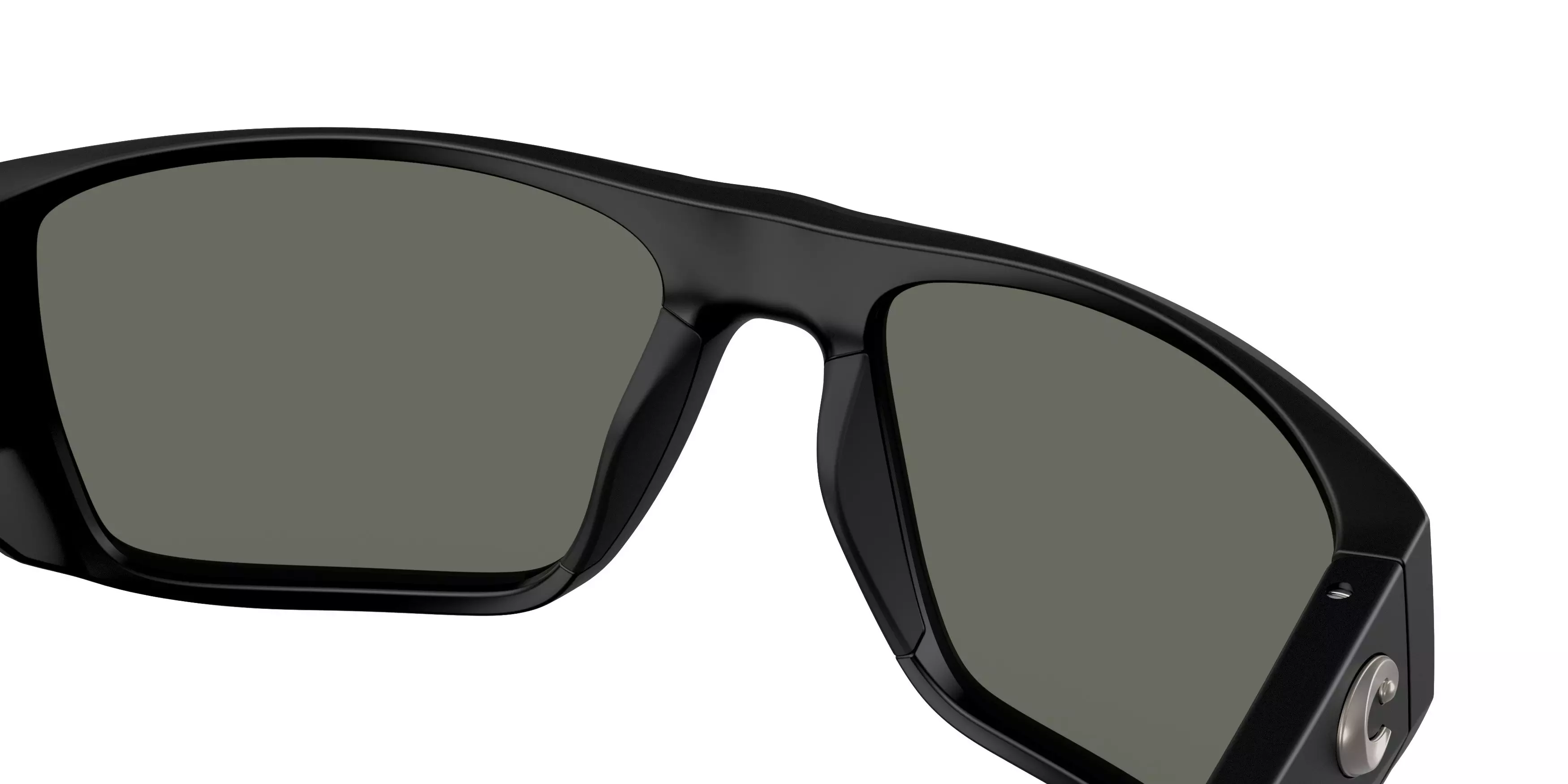 Costa Del Mar Finlet Gray 580G Polarized Sunglasses - Matte Black - BLACK/GREY
