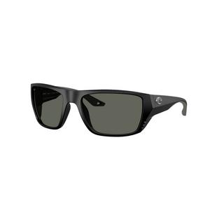 Costa Del Mar Finlet Gray 580G Polarized Sunglasses - Matte Black