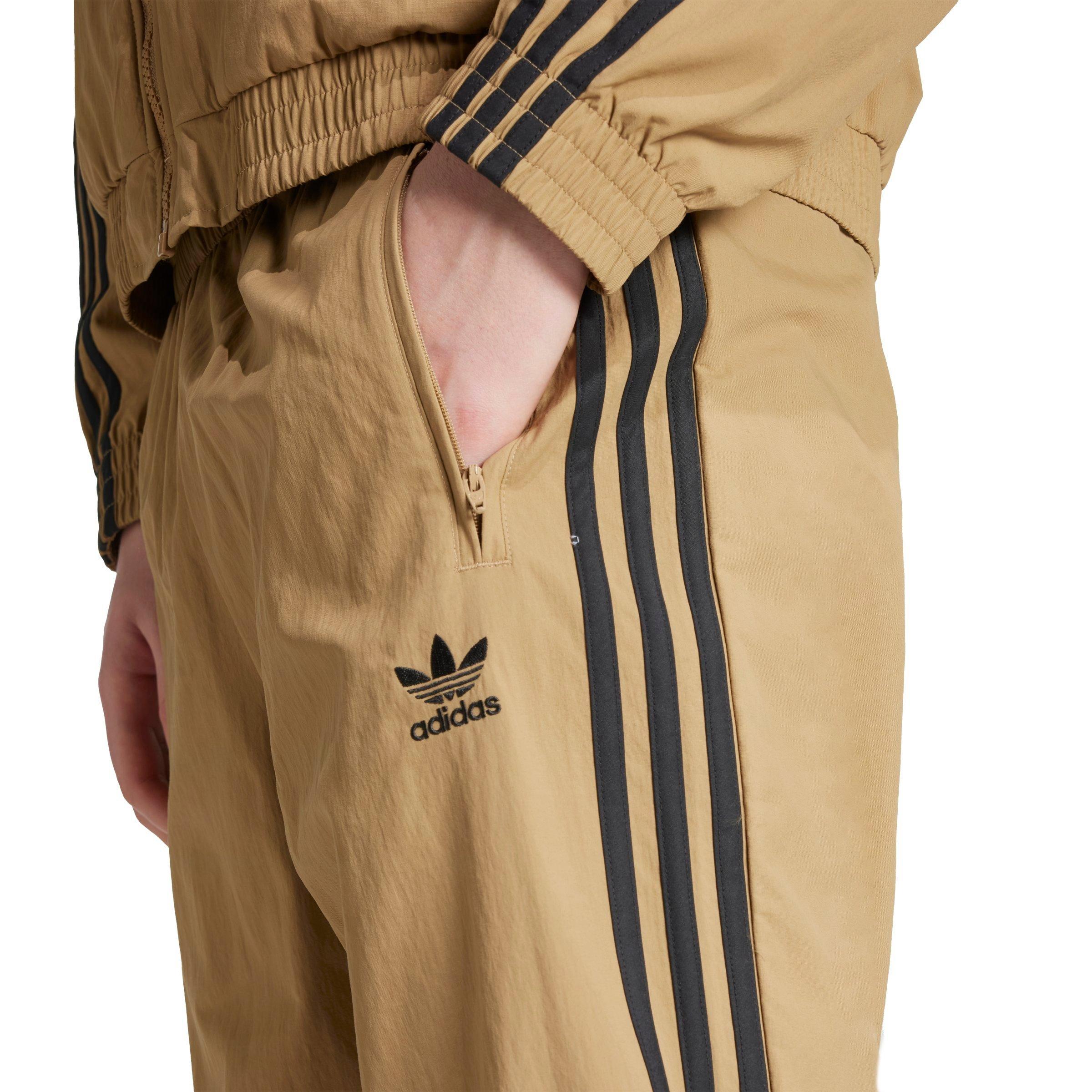 adidas Originals Men's Adicolor Woven Firebird Track Tracksuit Bottoms - Beige - BEIGE Thumbnail View 3