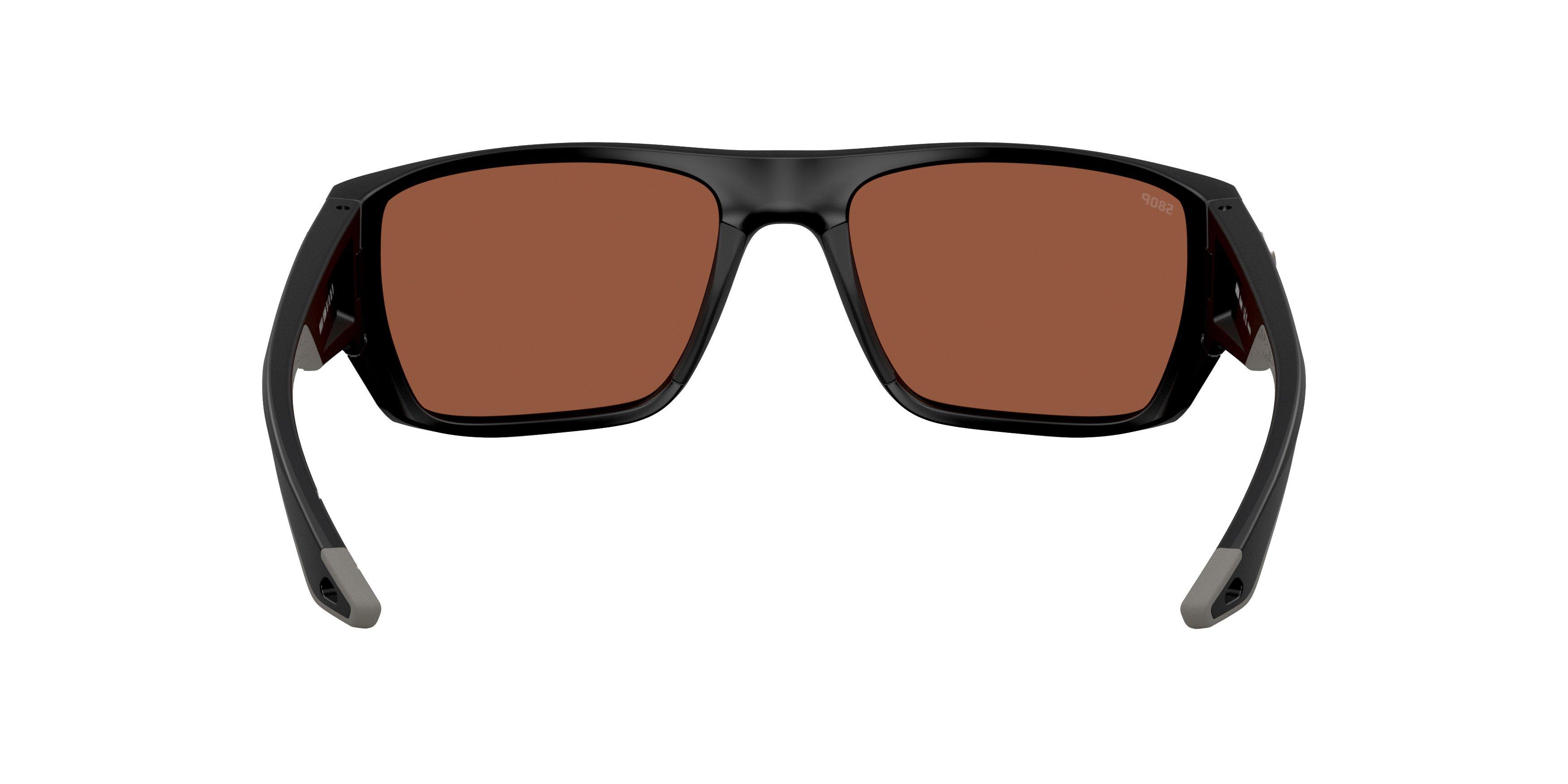 Costa Del Mar Finlet Copper 580P Polarized Sunglasses - Matte Black - BLACK/COPPER Thumbnail View 3