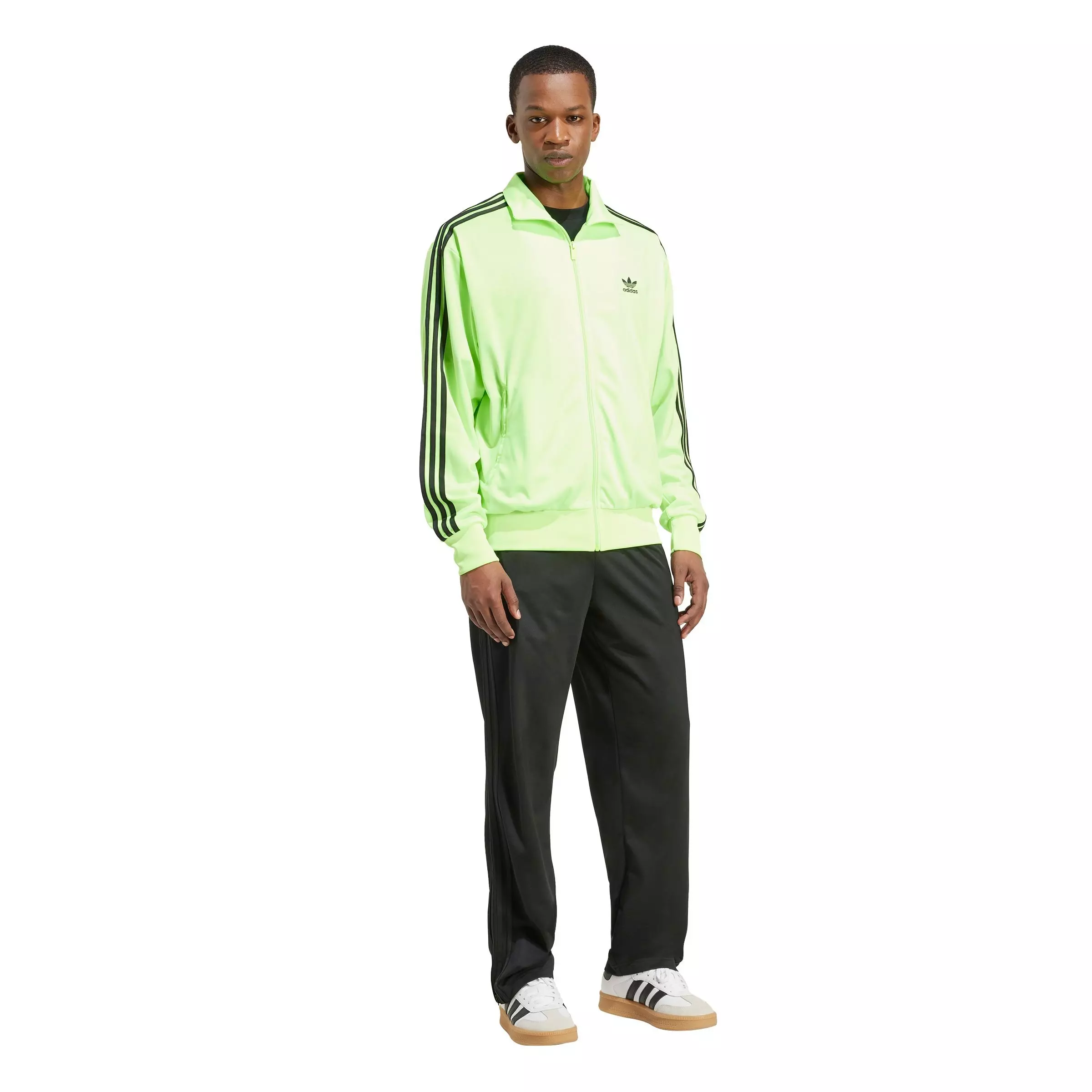 adidas Originals Men's Adicolor Classics Firebird Track Tracksuit Bottoms -Black - BLACK