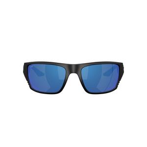 Costa Del Mar Finlet Blue Mirror 580P Polarized Sunglasses - Matte Black