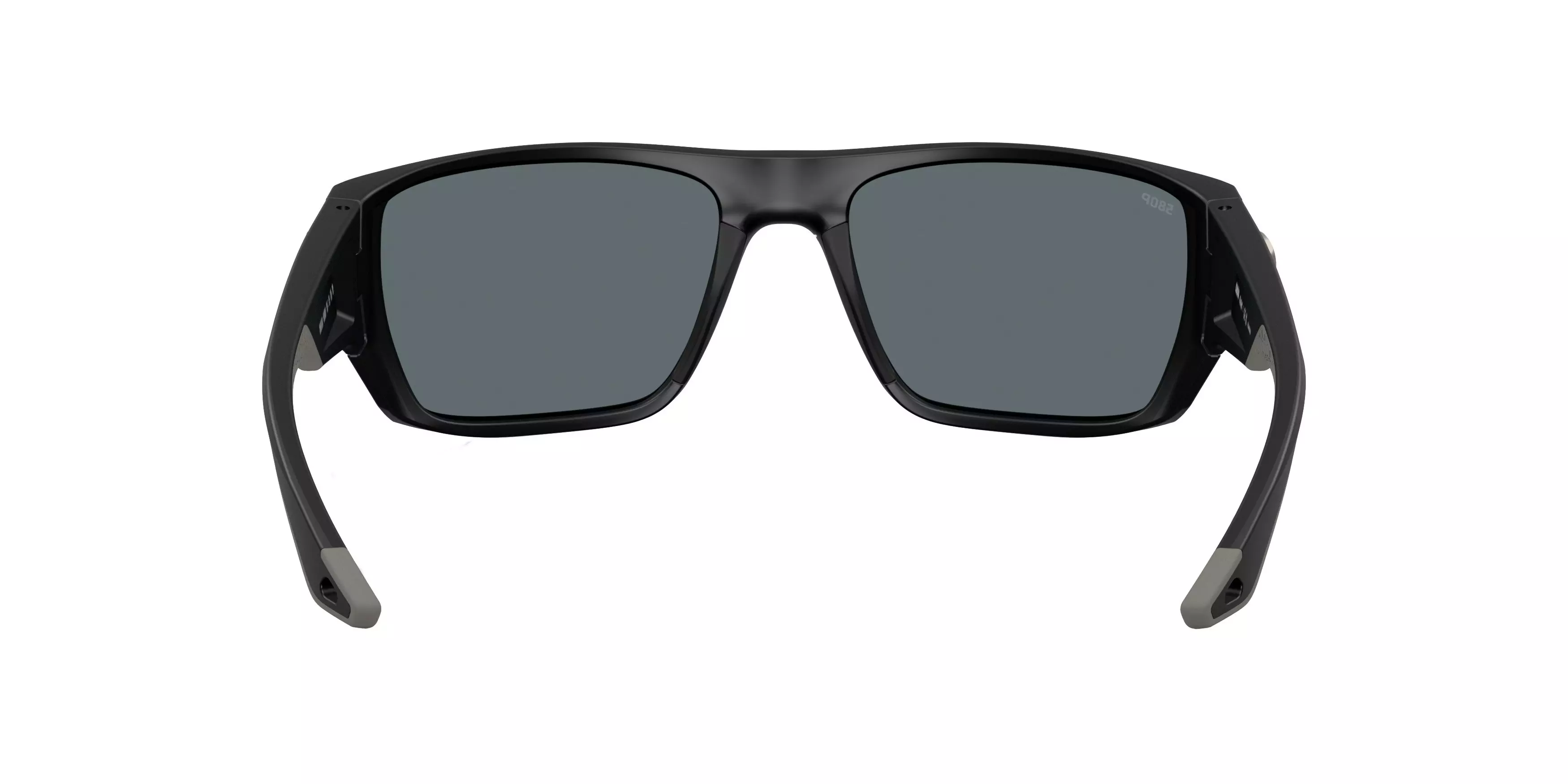 Costa Del Mar Finlet Blue Mirror 580P Polarized Sunglasses - Matte Black - BLACK/BLUE