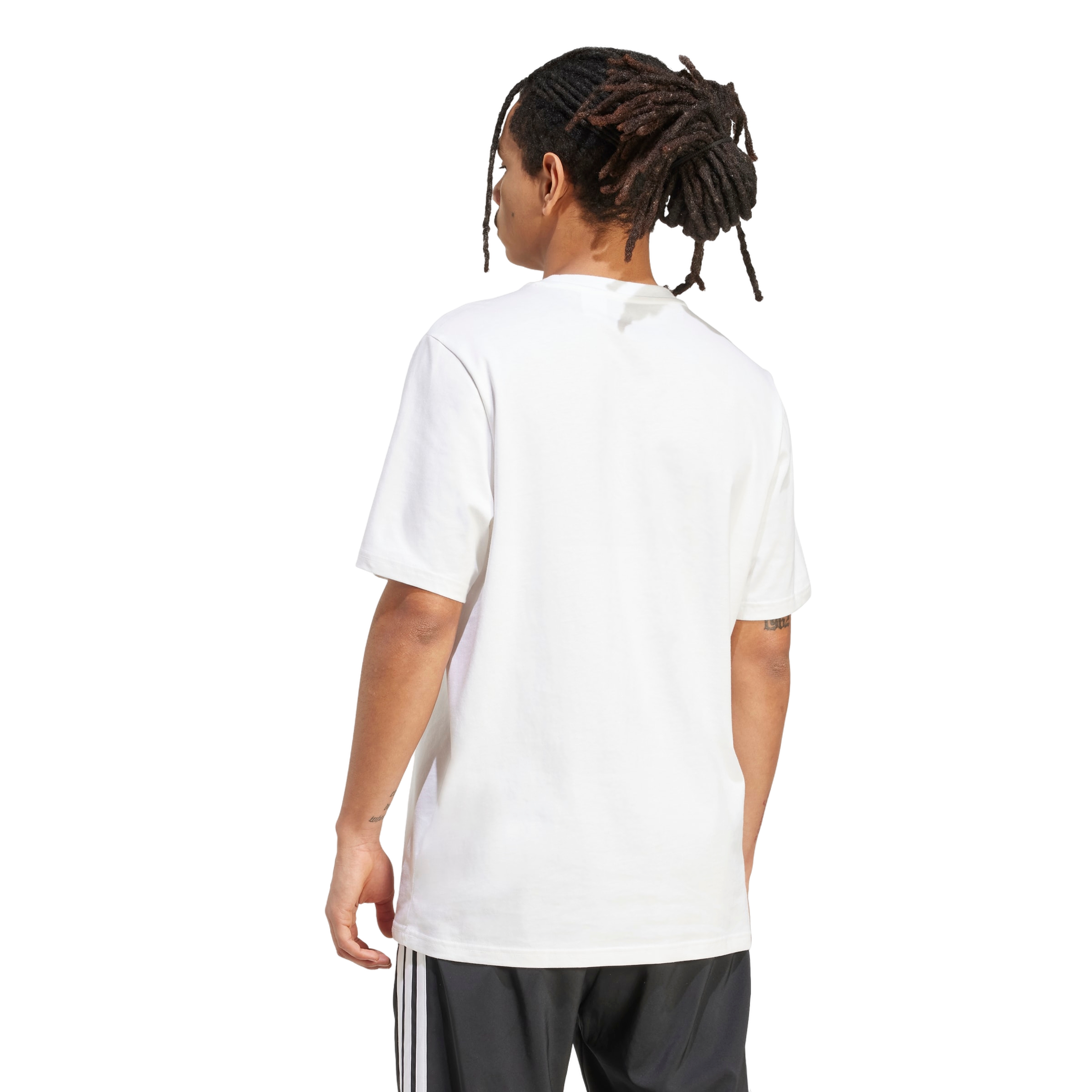 adidas Men's Real Madrid Seasonal Graphic T-Shirt -White - WHITE Thumbnail View 2