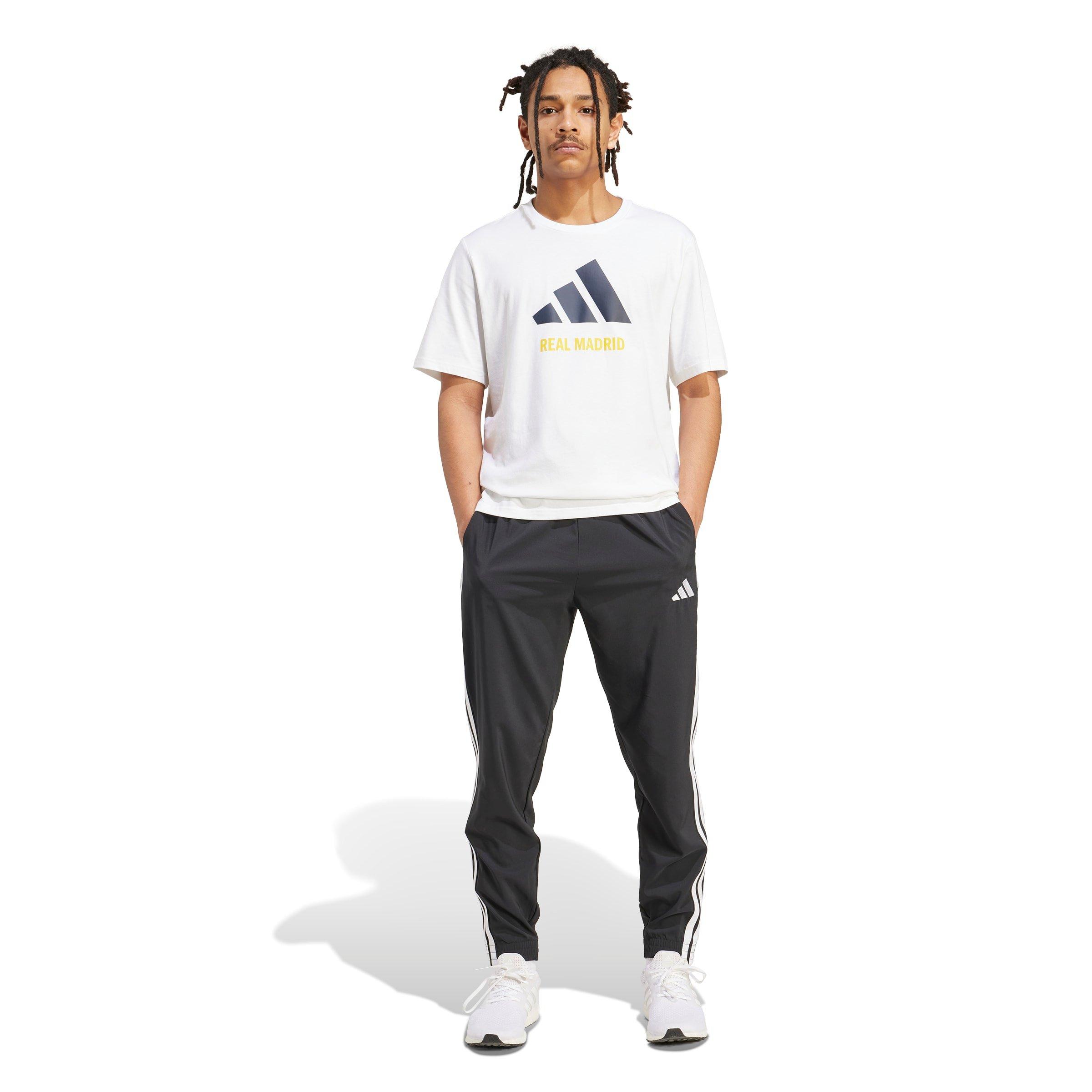 adidas Men's Real Madrid Seasonal Graphic T-Shirt -White - WHITE Thumbnail View 6
