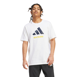 adidas Men's Real Madrid Seasonal Graphic T-Shirt -White