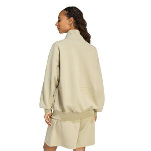 adidas Women's Soft Lux Loose Full-Zip Jacket - Khaki