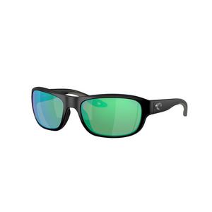 Costa Del Mar Clipperton Green Mirror 580G Polarized Sunglasses - Matte Black
