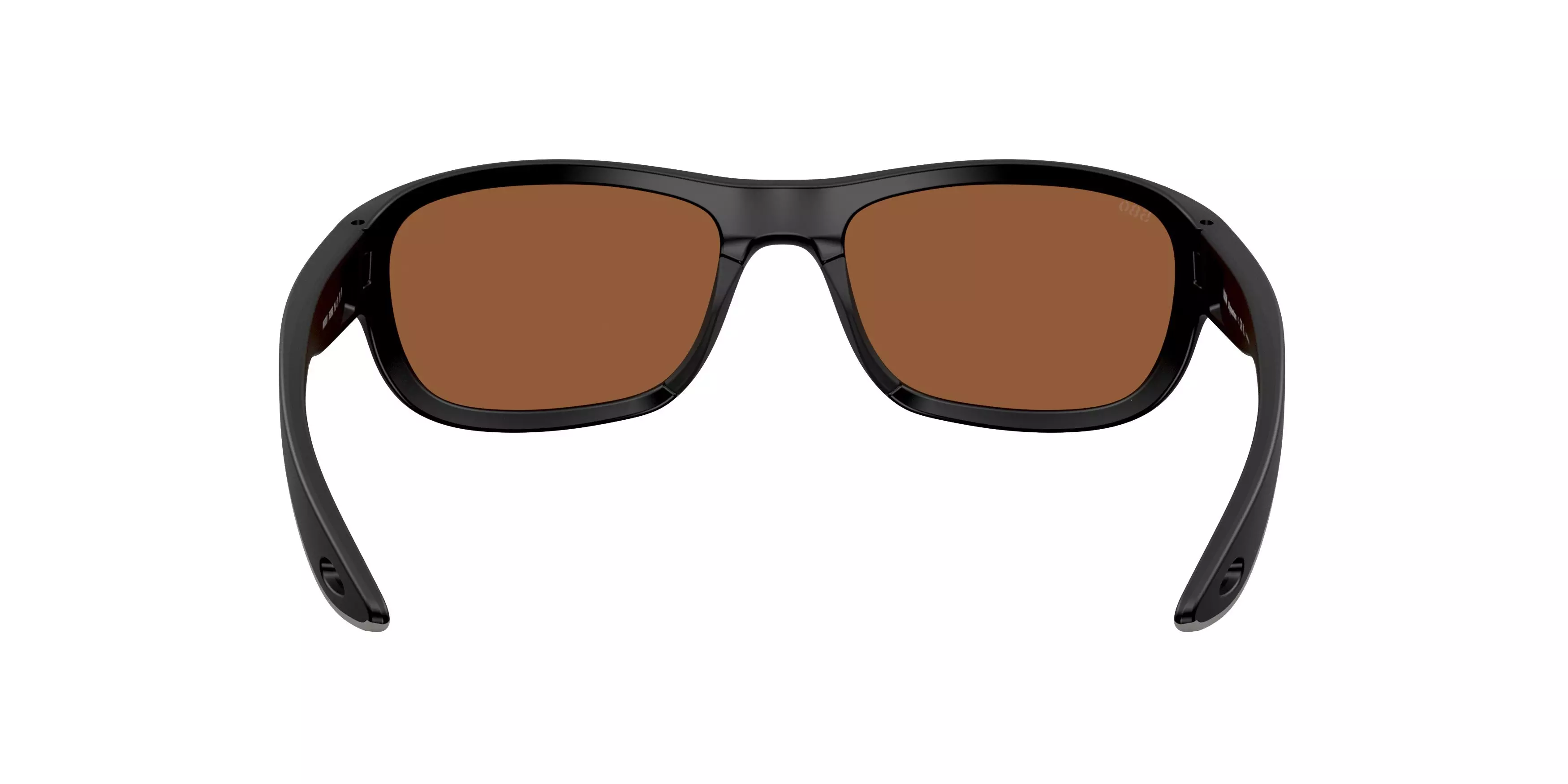 Costa Del Mar Clipperton Copper Silver Mirror 580G Polarized Sunglasses - Matte Black - BLACK/COPPER
