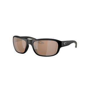 Costa Del Mar Clipperton Copper Silver Mirror 580G Polarized Sunglasses - Matte Black