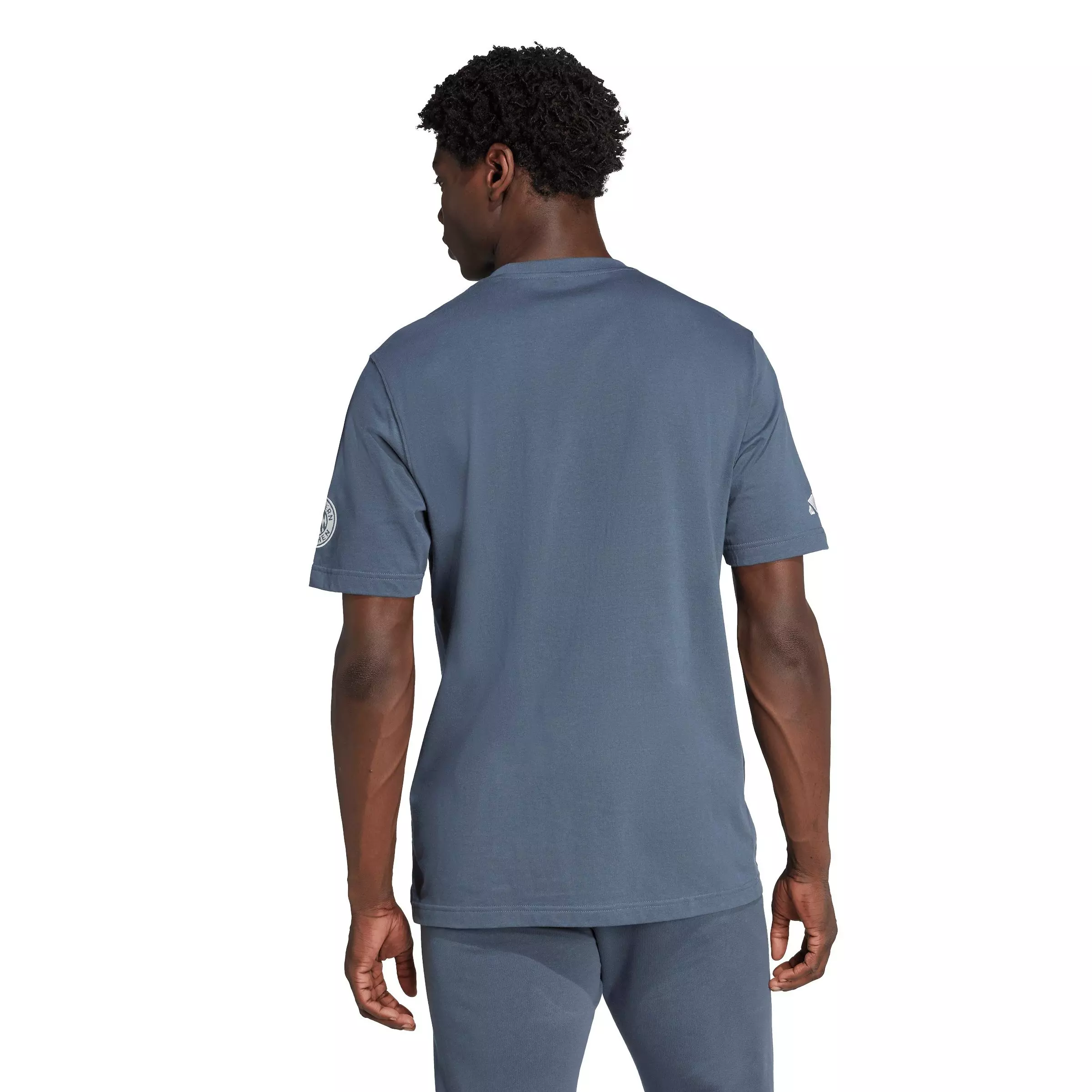 adidas Men's FC Bayern US Pack T-Shirt -Grey - GREY