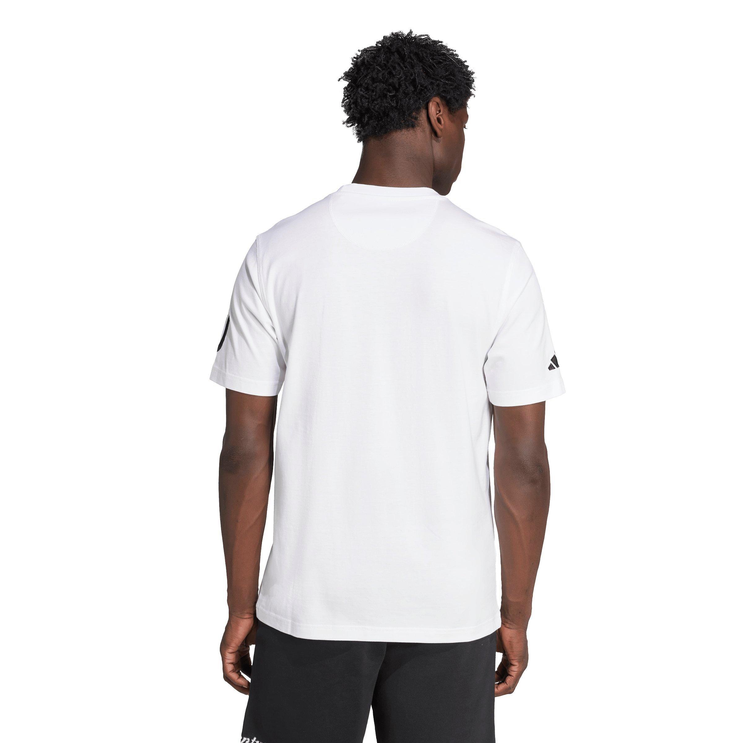 adidas Men's Juventus US Pack T-Shirt -White - WHITE Thumbnail View 2