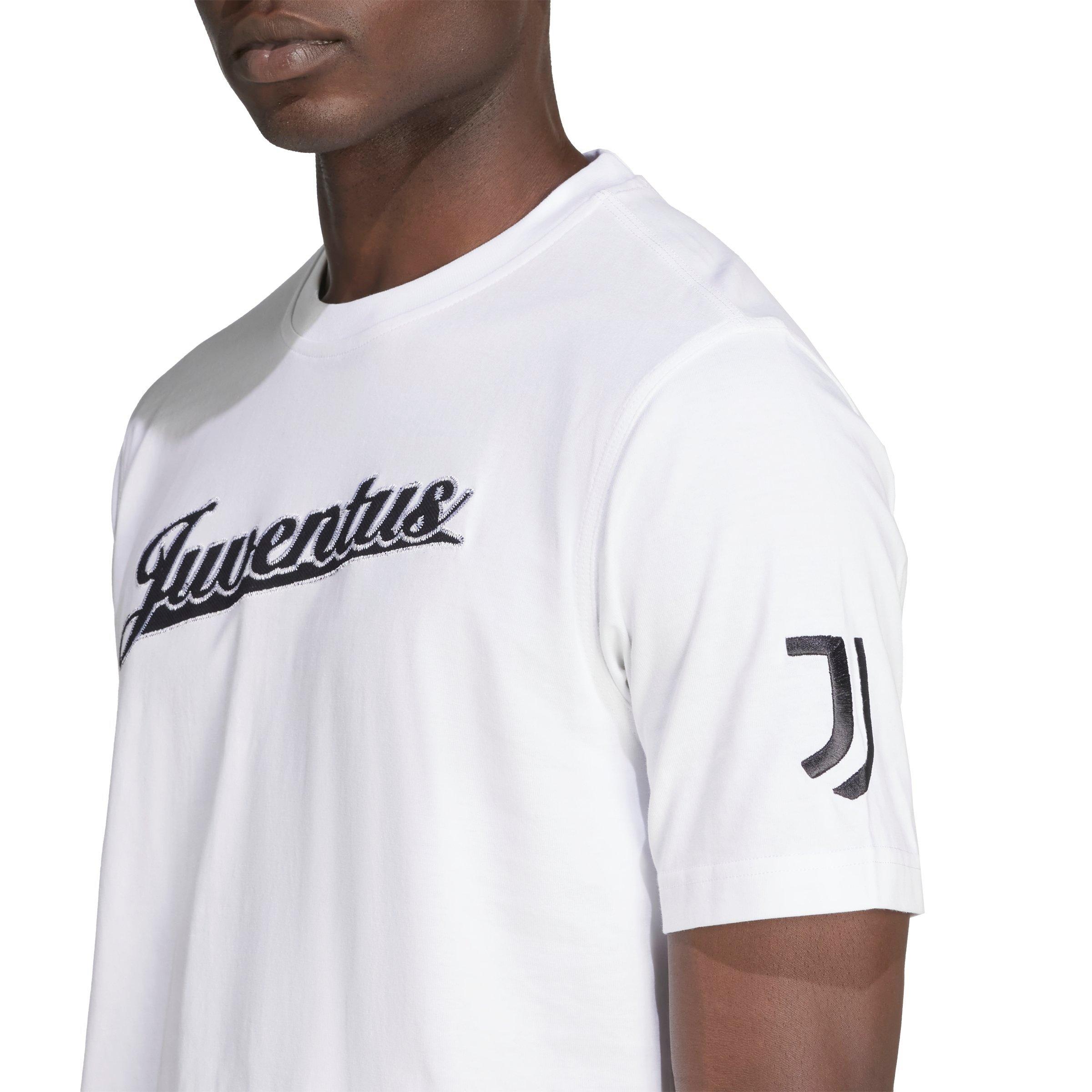 adidas Men's Juventus US Pack T-Shirt -White - WHITE Thumbnail View 3