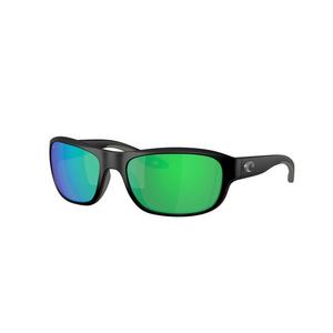 Costa Del Mar Clipperton Green Mirror 580P Polarized Sunglasses - Matte Black