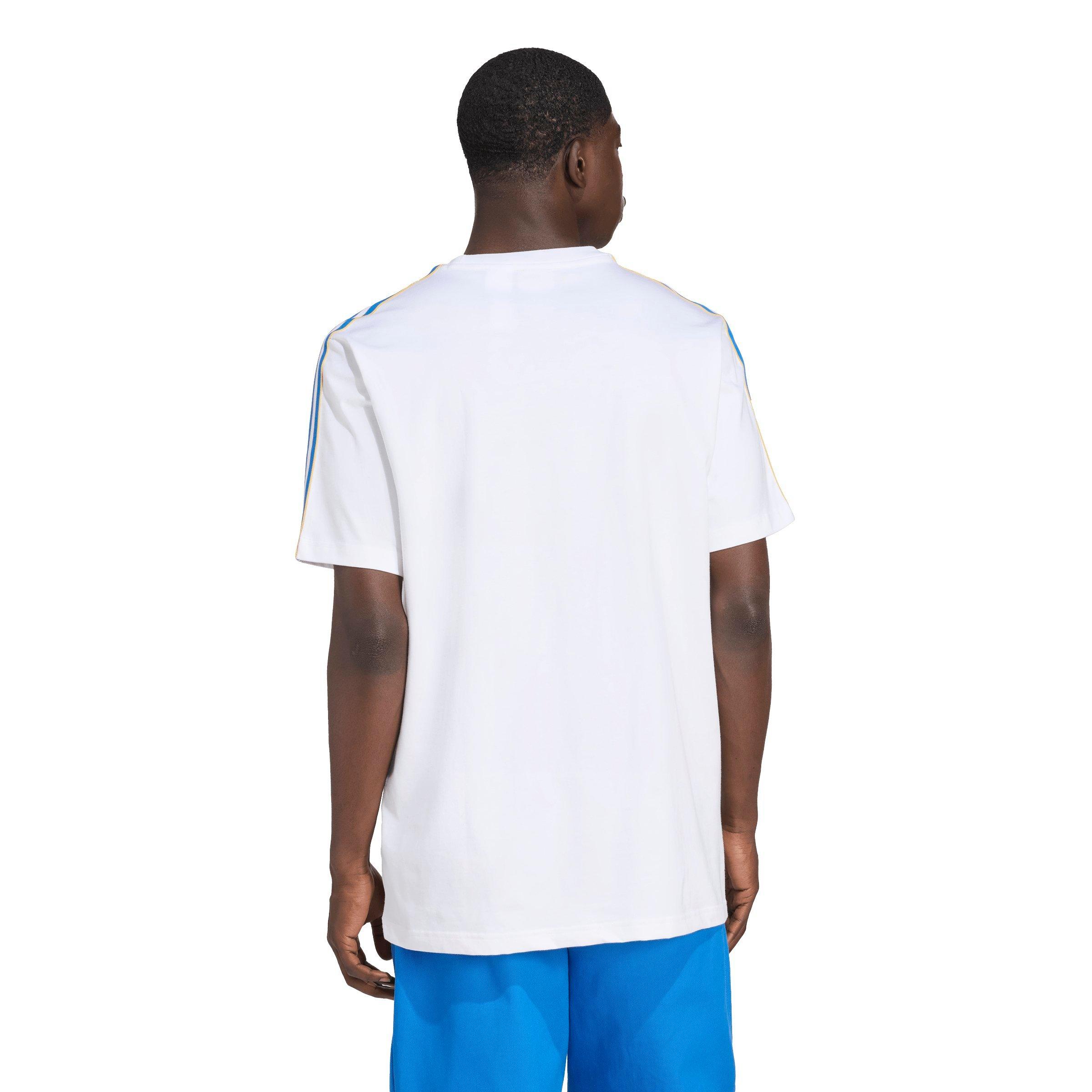 adidas Originals Men's Real Madrid Terrace Icons T-Shirt -White - WHITE Thumbnail View 2