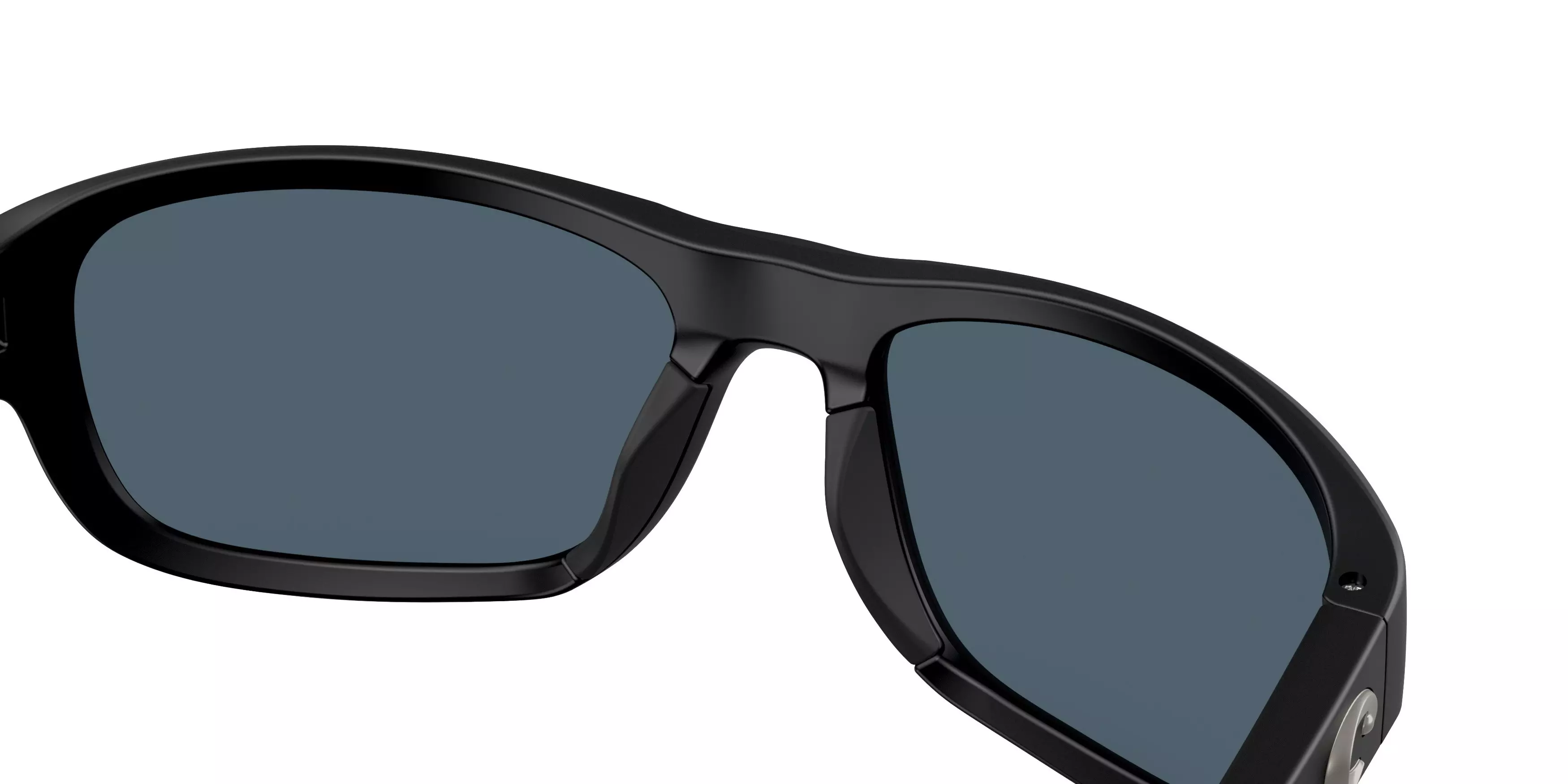 Costa Del Mar Clipperton Grey 580P Polarized Sunglasses - Matte Black - BLACK/GREY