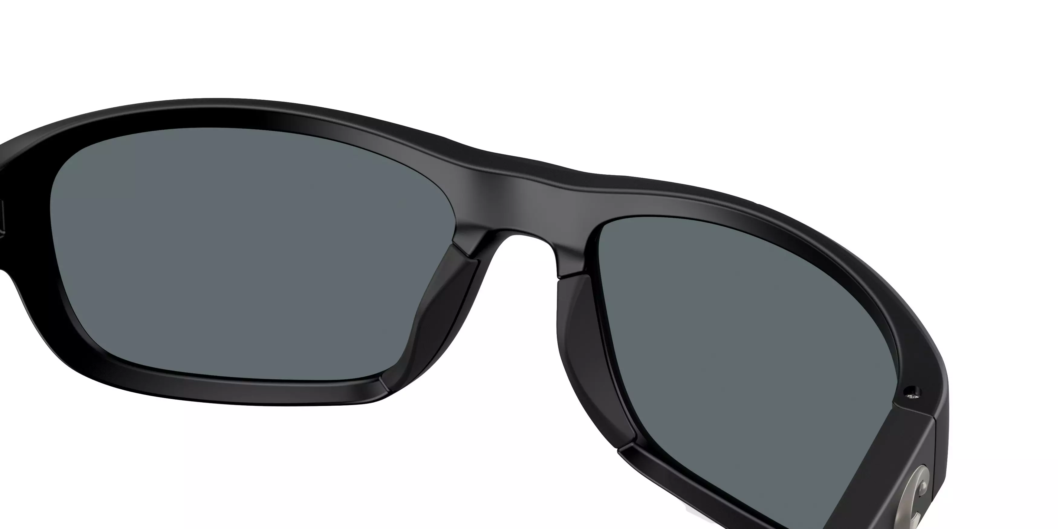 Costa Del Mar Clipperton Blue Mirror 580P Polarized Sunglasses - Matte Black - BLACK/BLUE