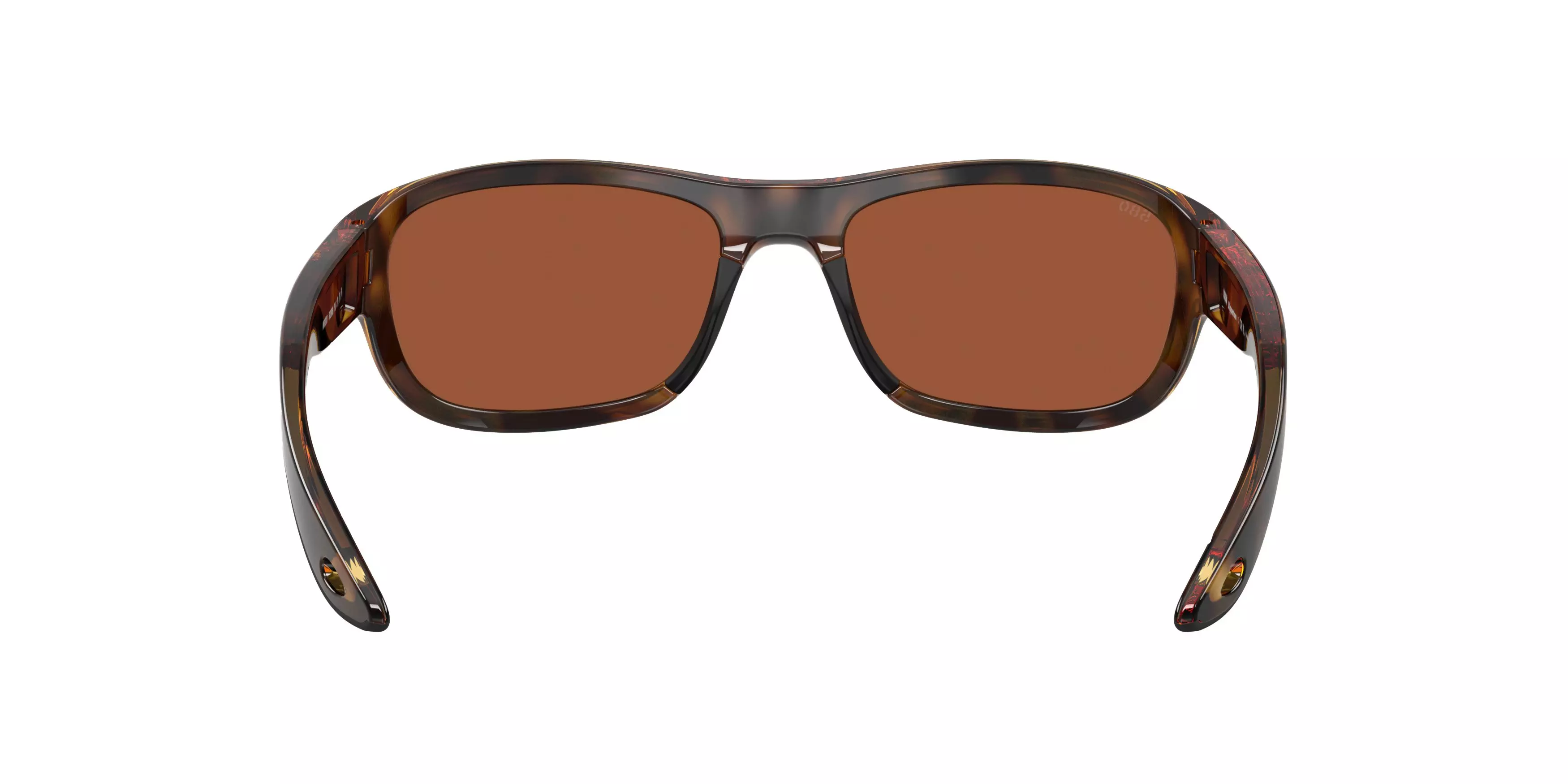 Costa Del Mar Clipperton Green Mirror 580G Polarized Sunglasses - Tortoise - BROWN/GREEN