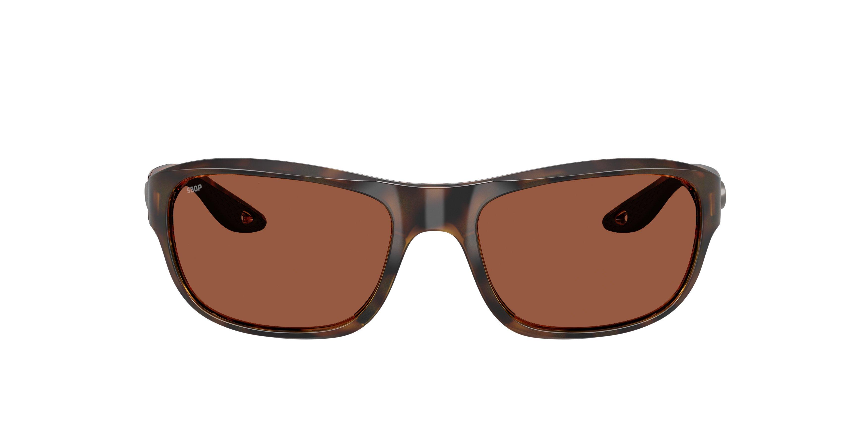 Costa Del Mar Clipperton Copper 580P Polarized Sunglasses - Tortoise - BROWN/COPPER Thumbnail View 2