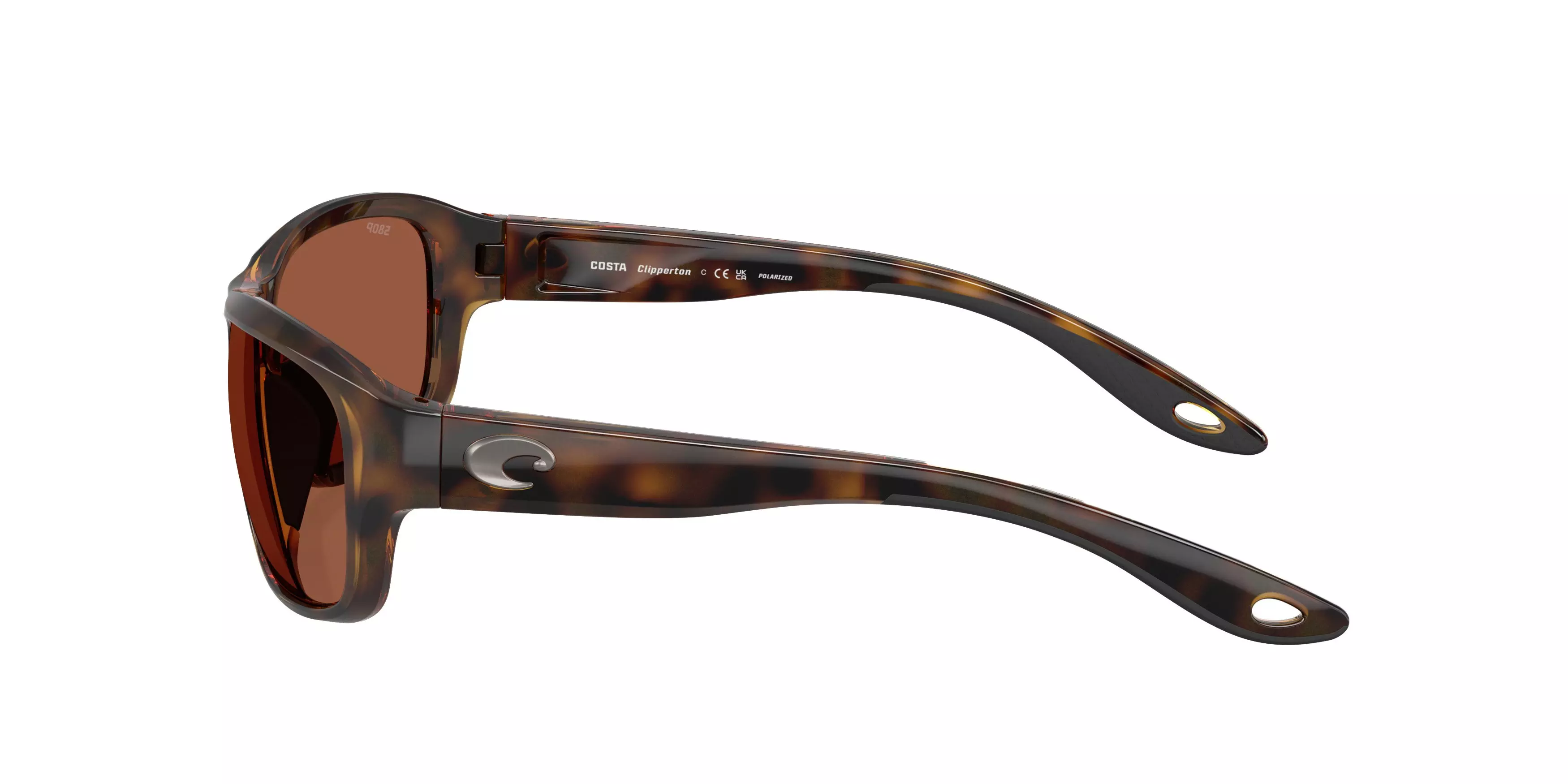 Costa Del Mar Clipperton Copper 580P Polarized Sunglasses - Tortoise - BROWN/COPPER