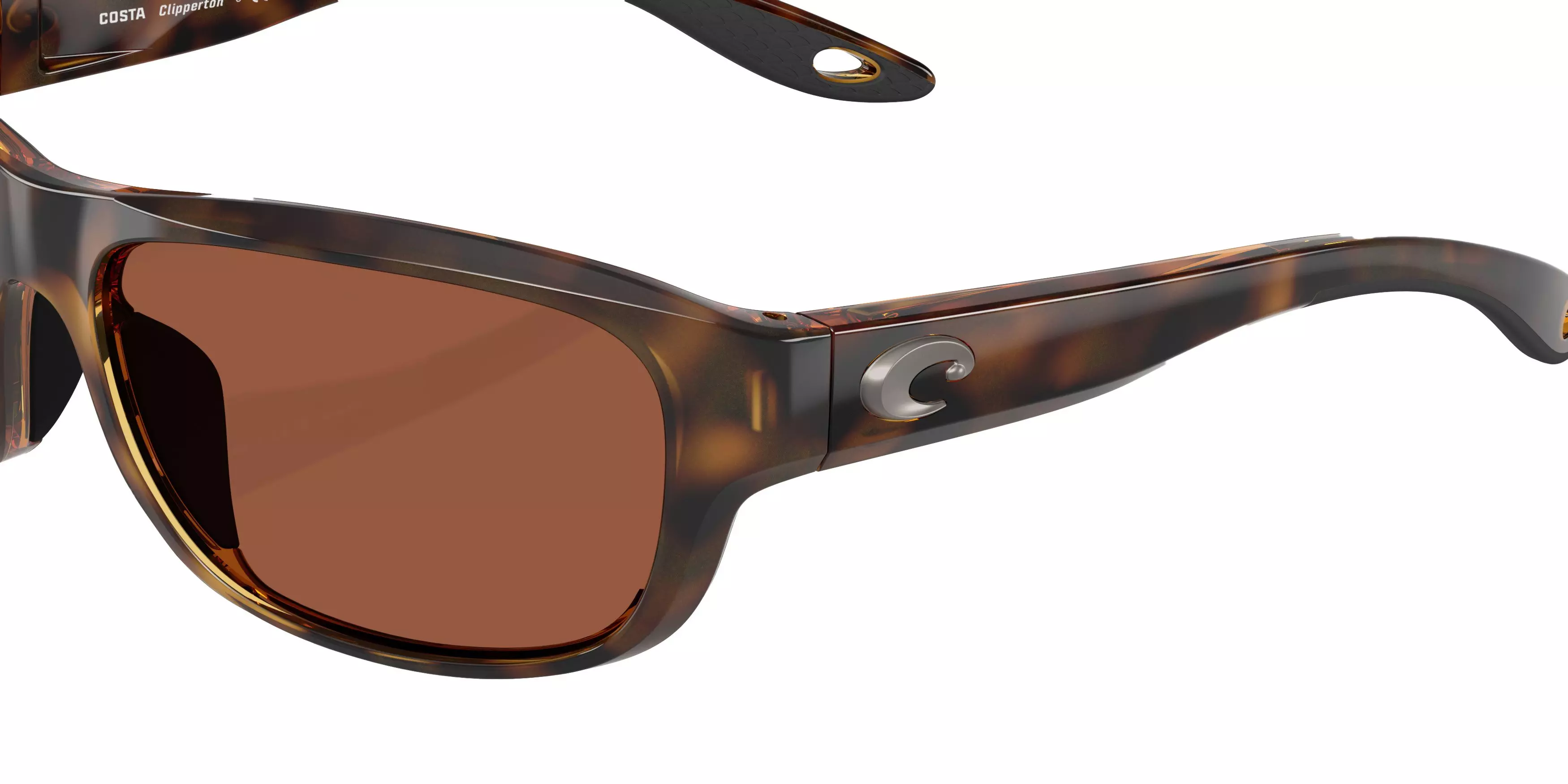 Costa Del Mar Clipperton Copper 580P Polarized Sunglasses - Tortoise - BROWN/COPPER