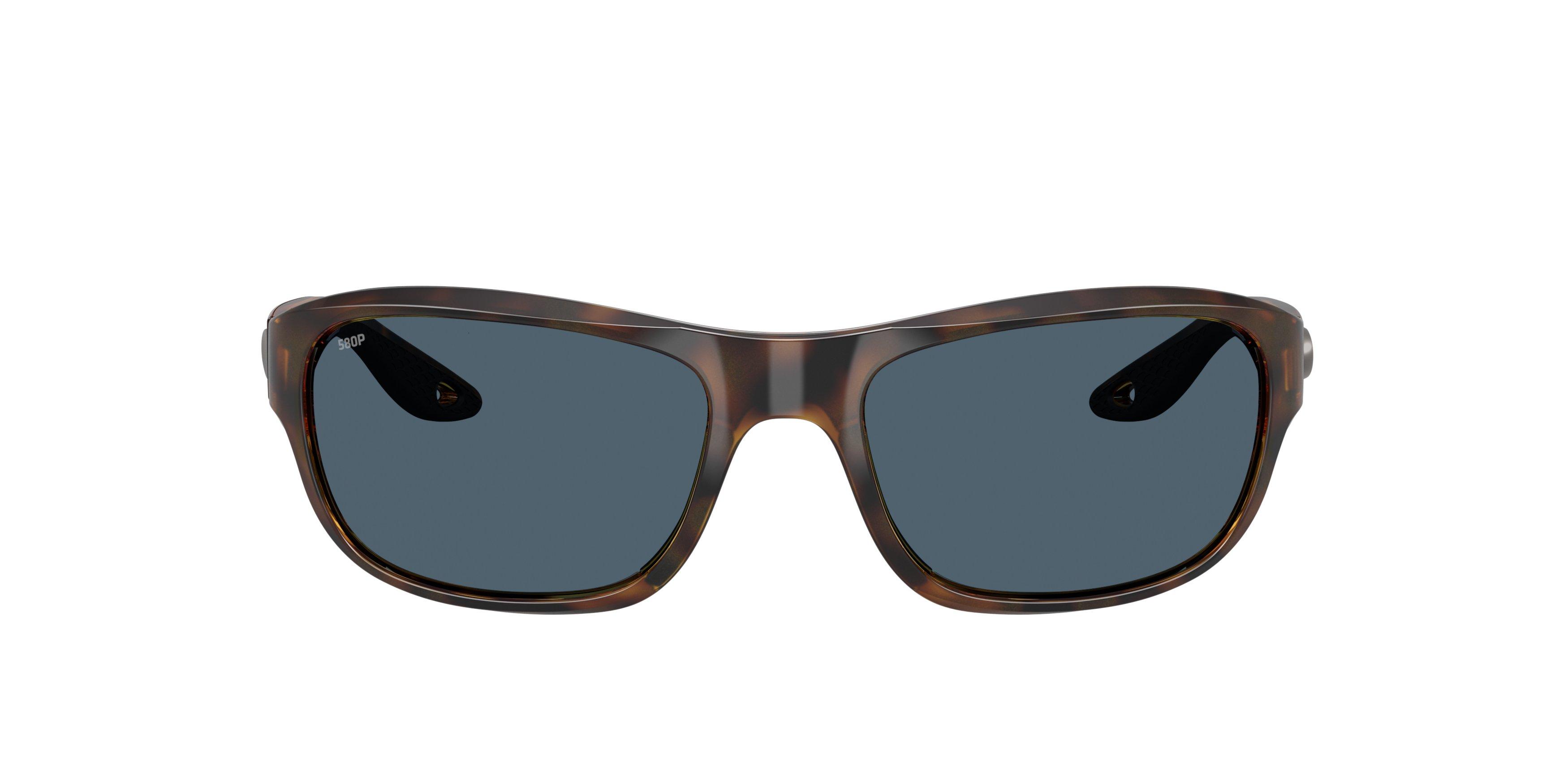 Costa Del Mar Clipperton Grey 580P Polarized Sunglasses - Tortoise - BROWN/GREY Thumbnail View 2