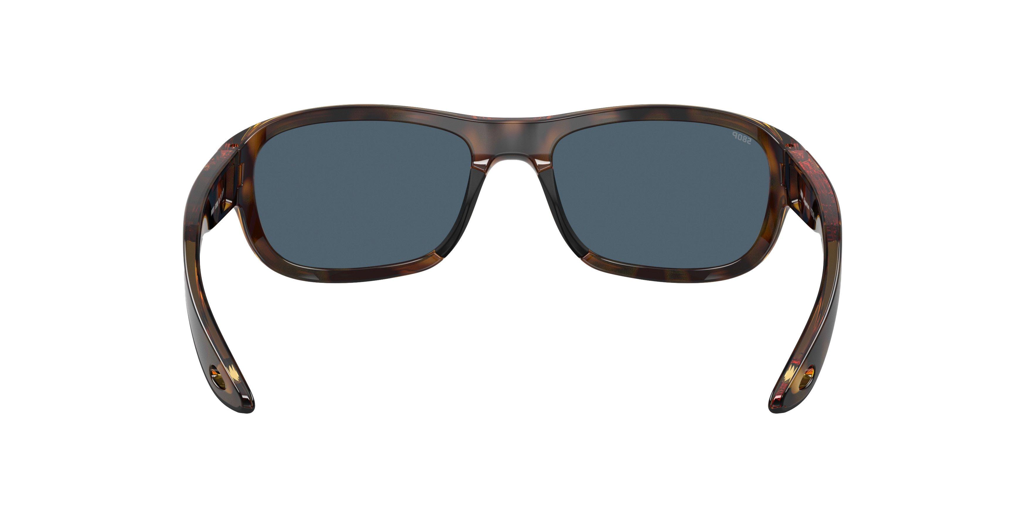 Costa Del Mar Clipperton Grey 580P Polarized Sunglasses - Tortoise - BROWN/GREY Thumbnail View 3