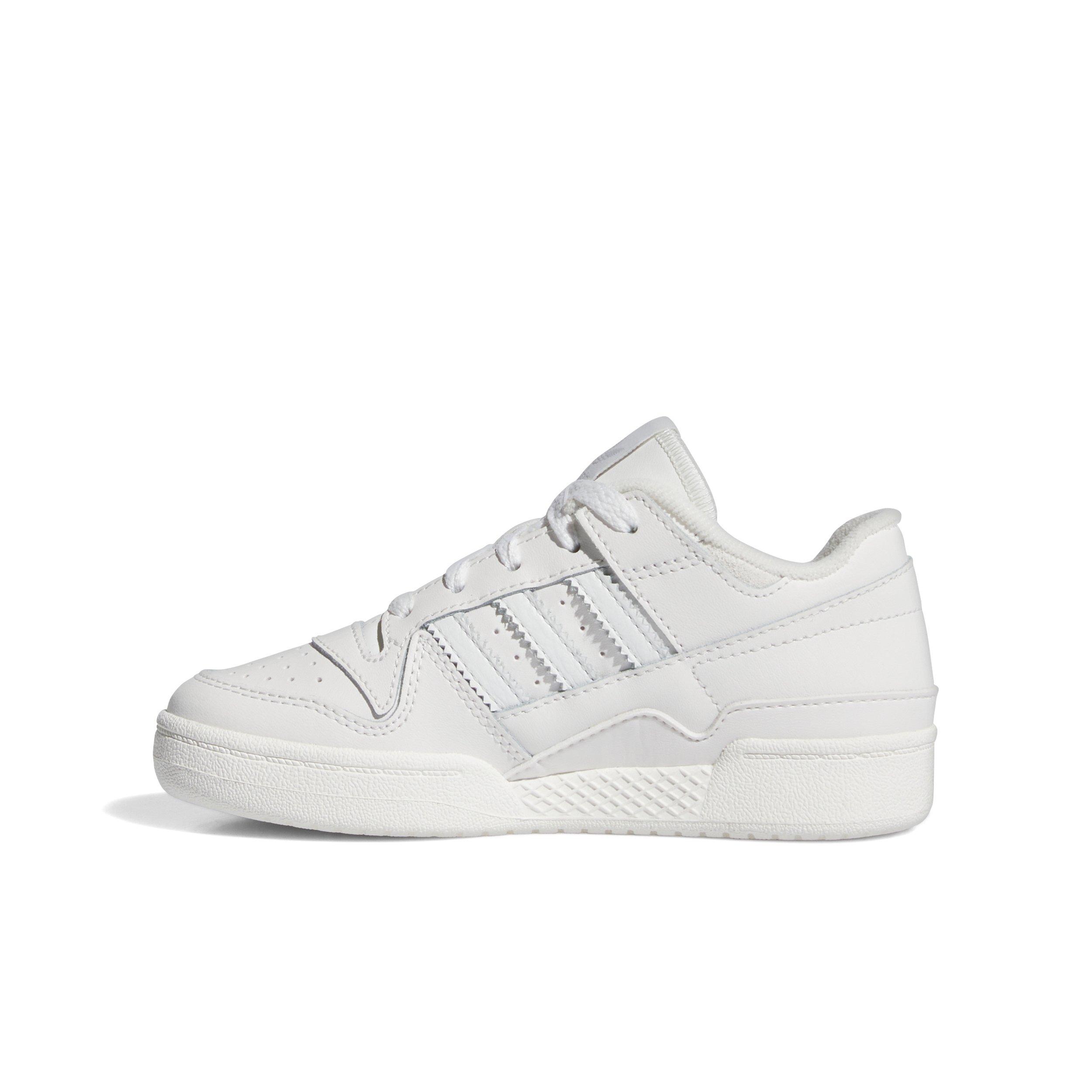 adidas Forum Low CL Preschool Boys' "Core White/Ftwr White/Grey One" Shoe