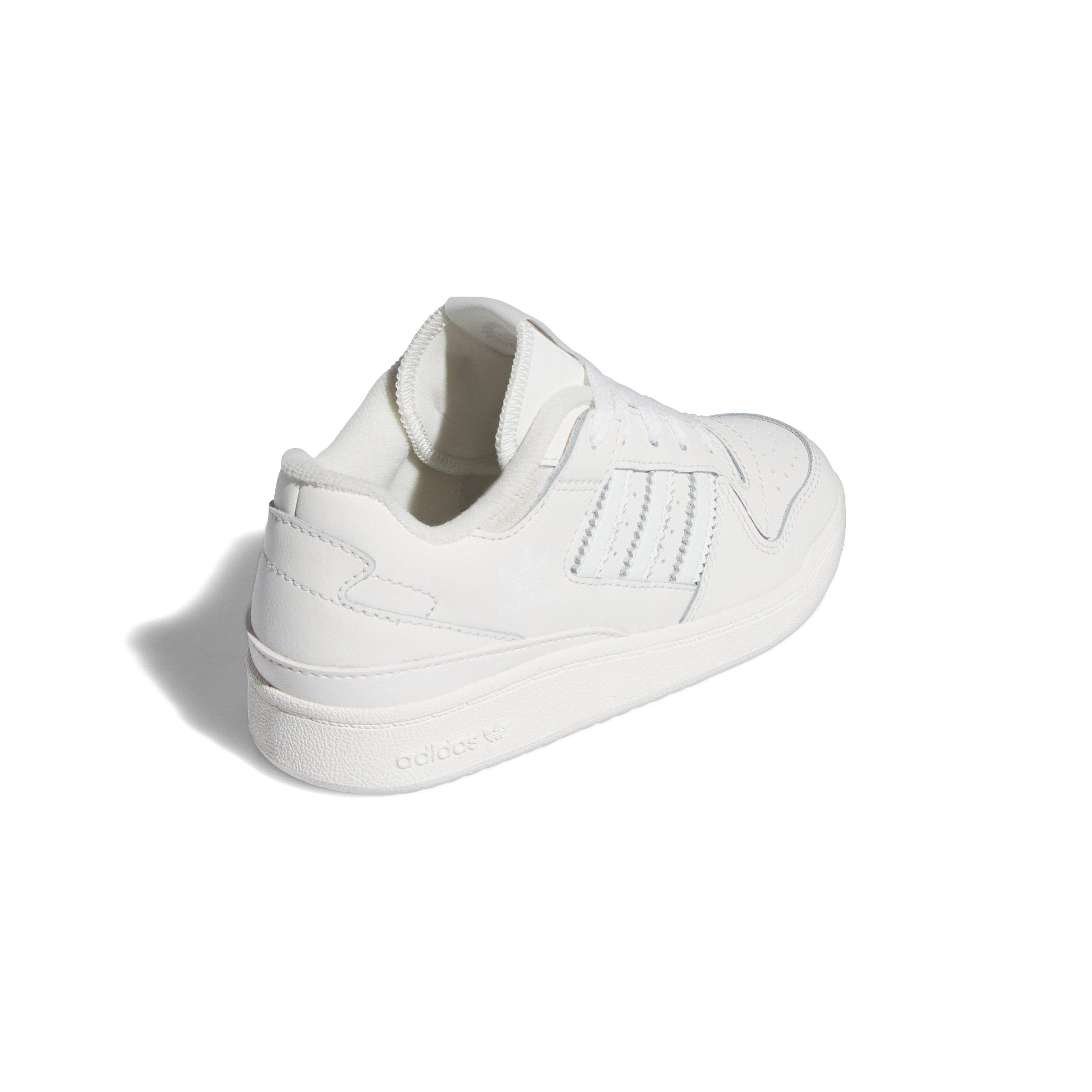 adidas Forum Low CL Preschool Boys' "Core White/Ftwr White/Grey One" Shoe