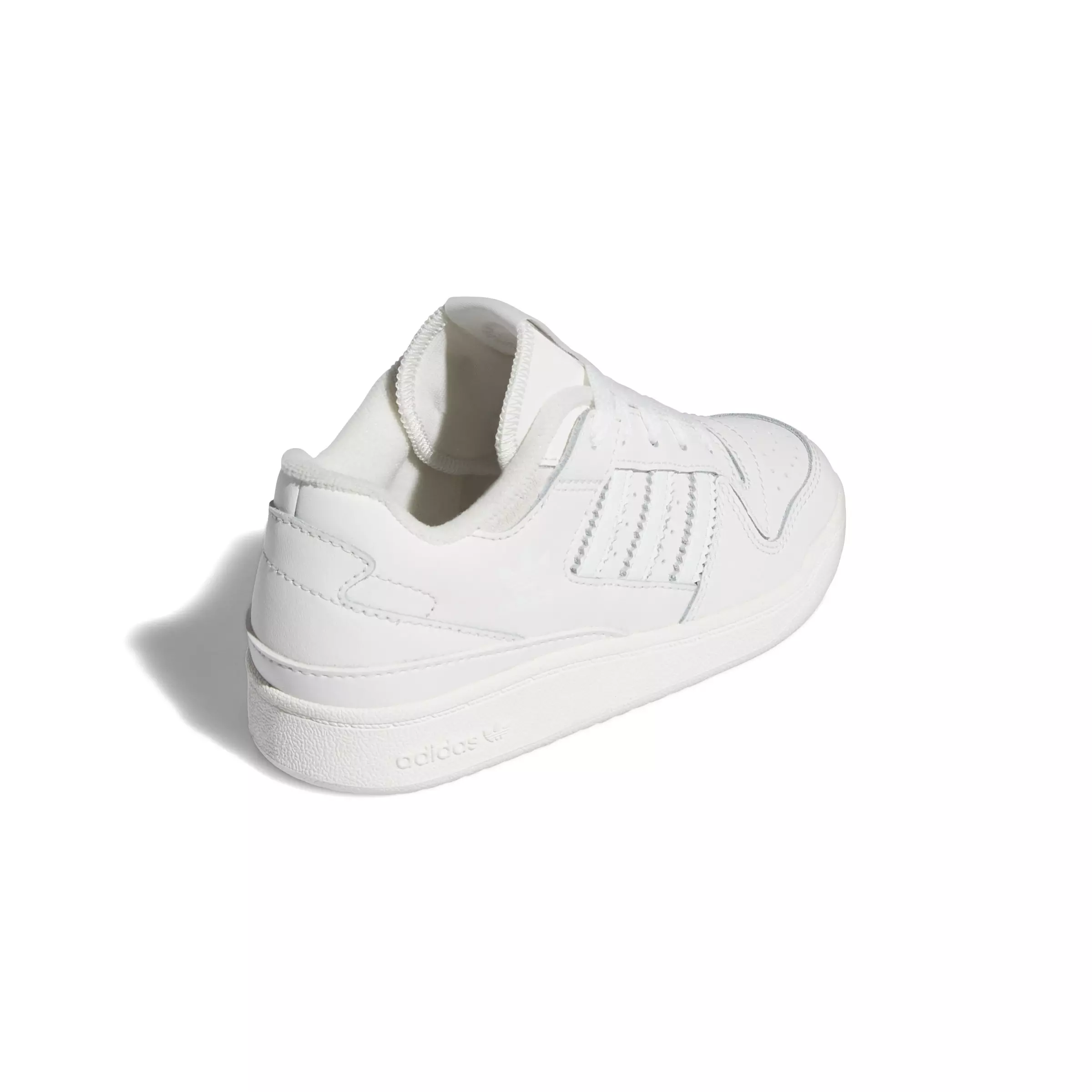 adidas Forum Low CL "Core White/Ftwr White/Grey One" Preschool Boys' Shoe - WHITE/WHITE/GREY