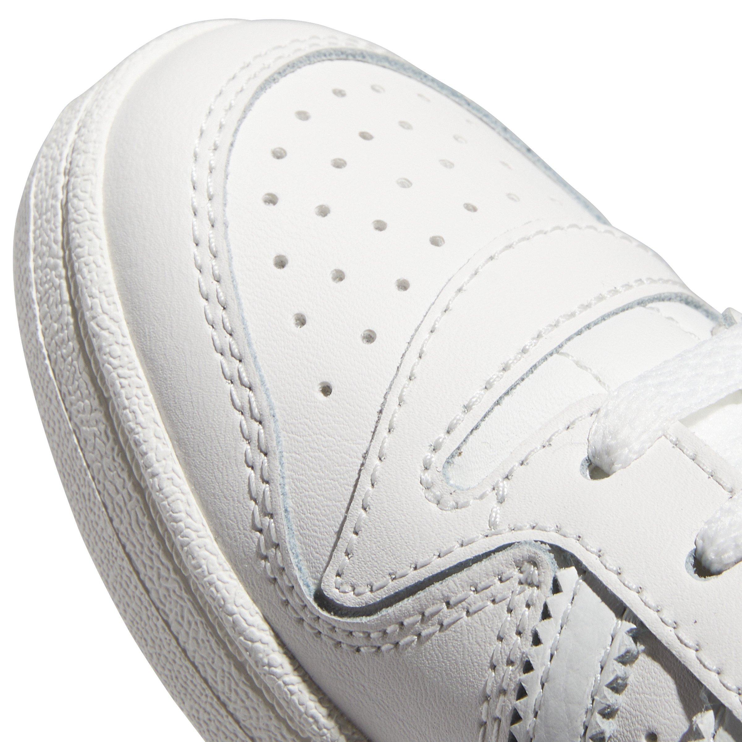 adidas Forum Low CL Preschool Boys' "Core White/Ftwr White/Grey One" Shoe