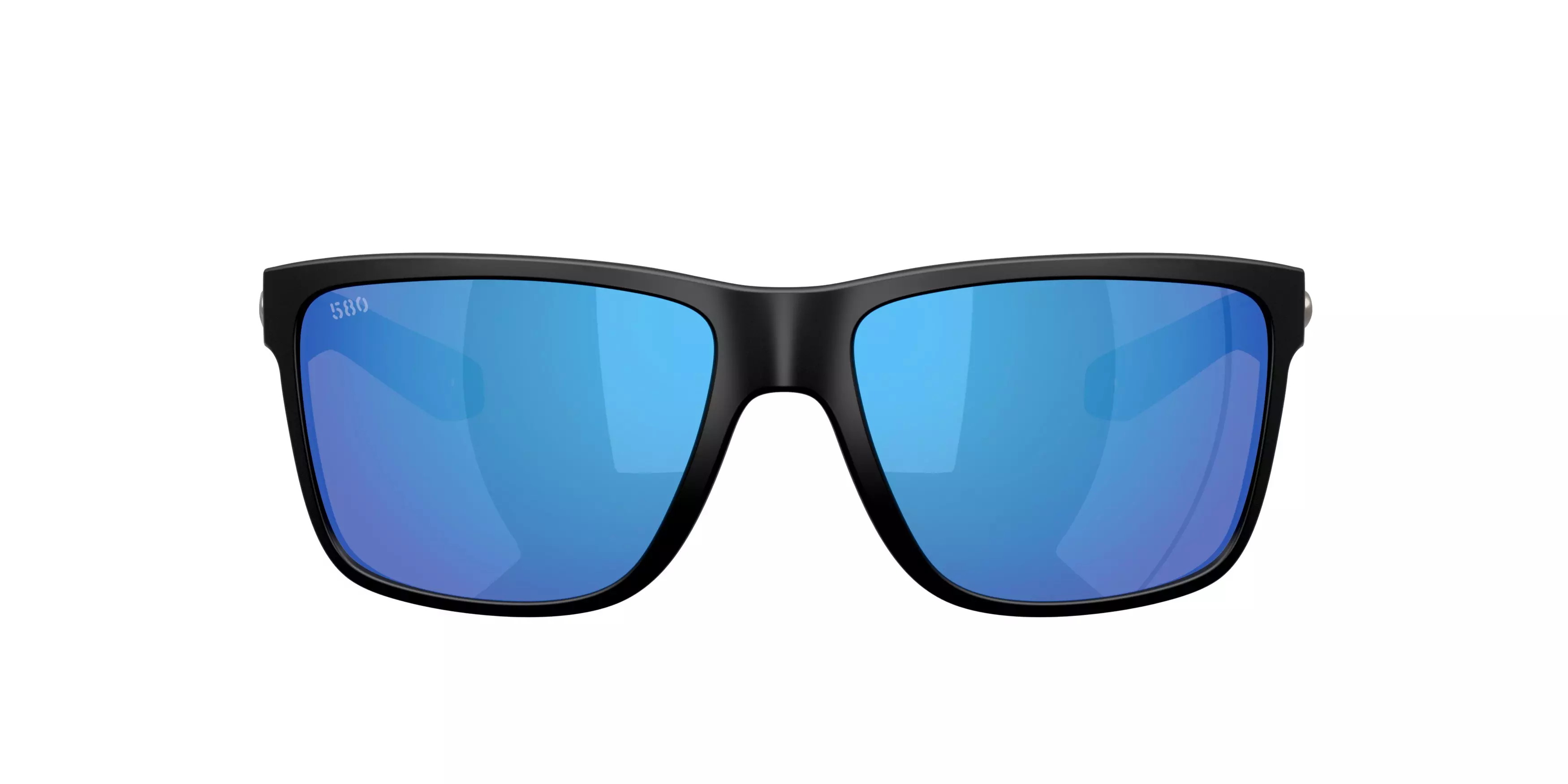 Costa Del Mar Broadbill II Blue Mirror 580G Polarized Sunglasses - Matte Black - BLACK/BLUE
