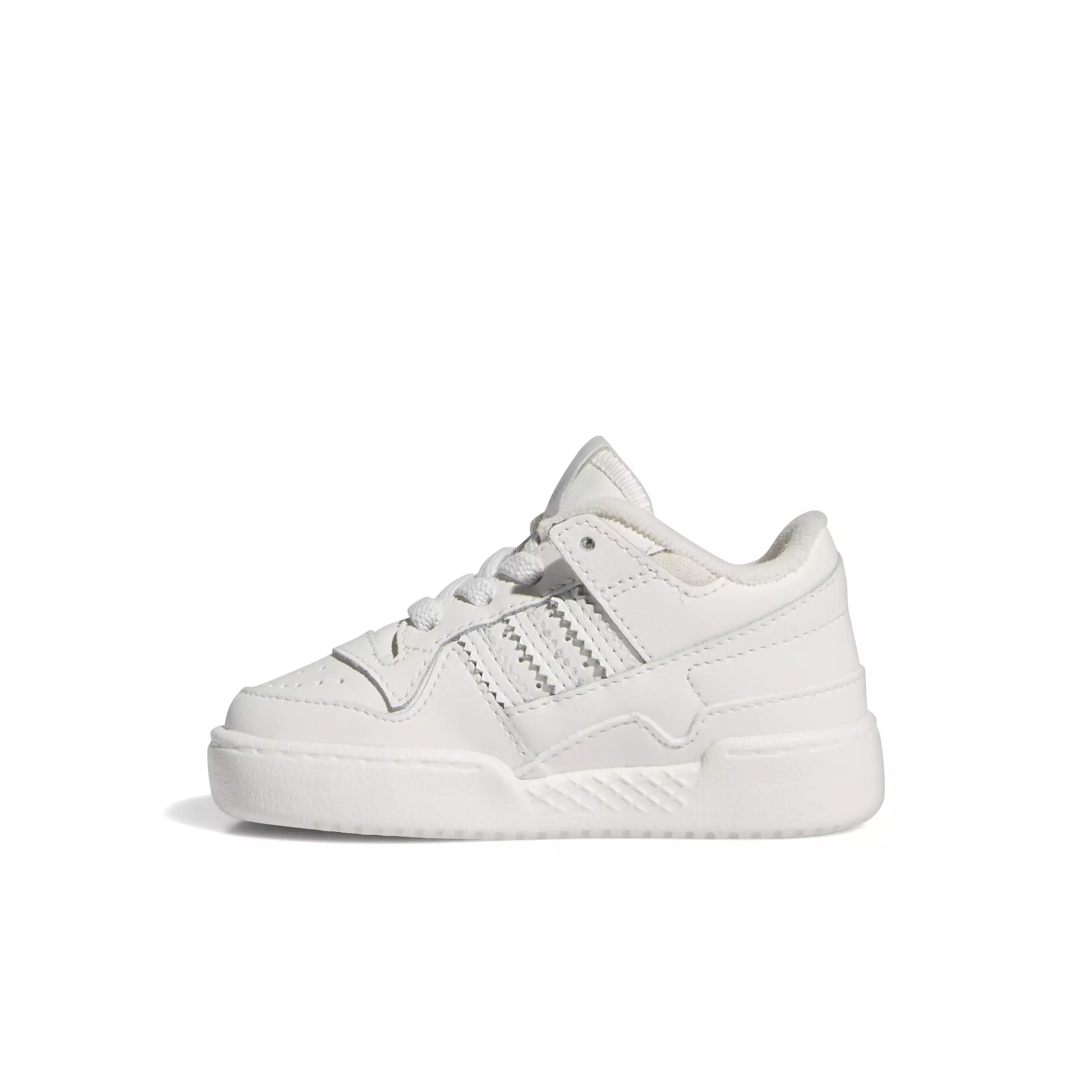 adidas Forum Low CL "Core White/Ftwr White/Grey One" Infant Boys' Shoe - WHITE/WHITE/GREY