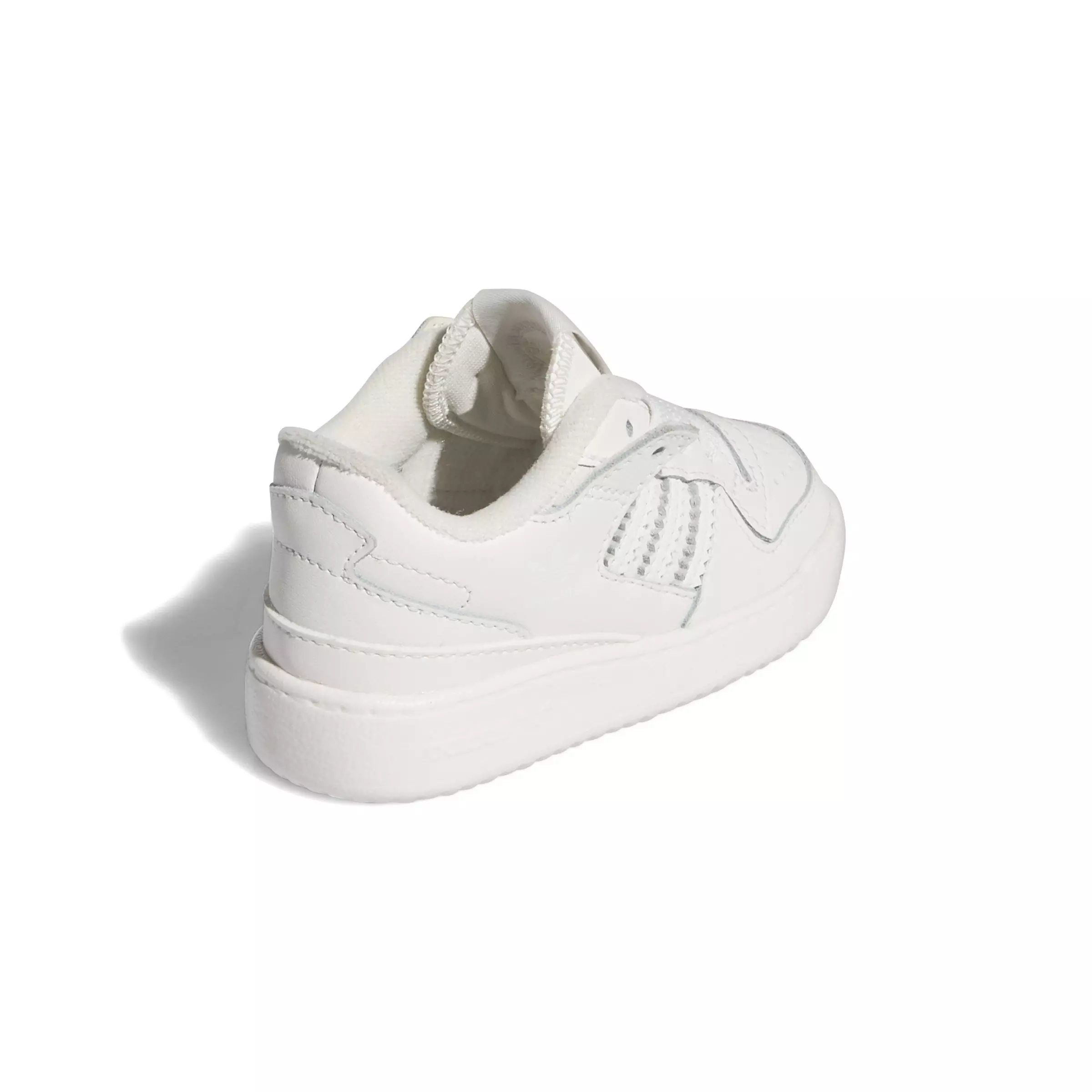 adidas Forum Low CL "Core White/Ftwr White/Grey One" Infant Boys' Shoe - WHITE/WHITE/GREY