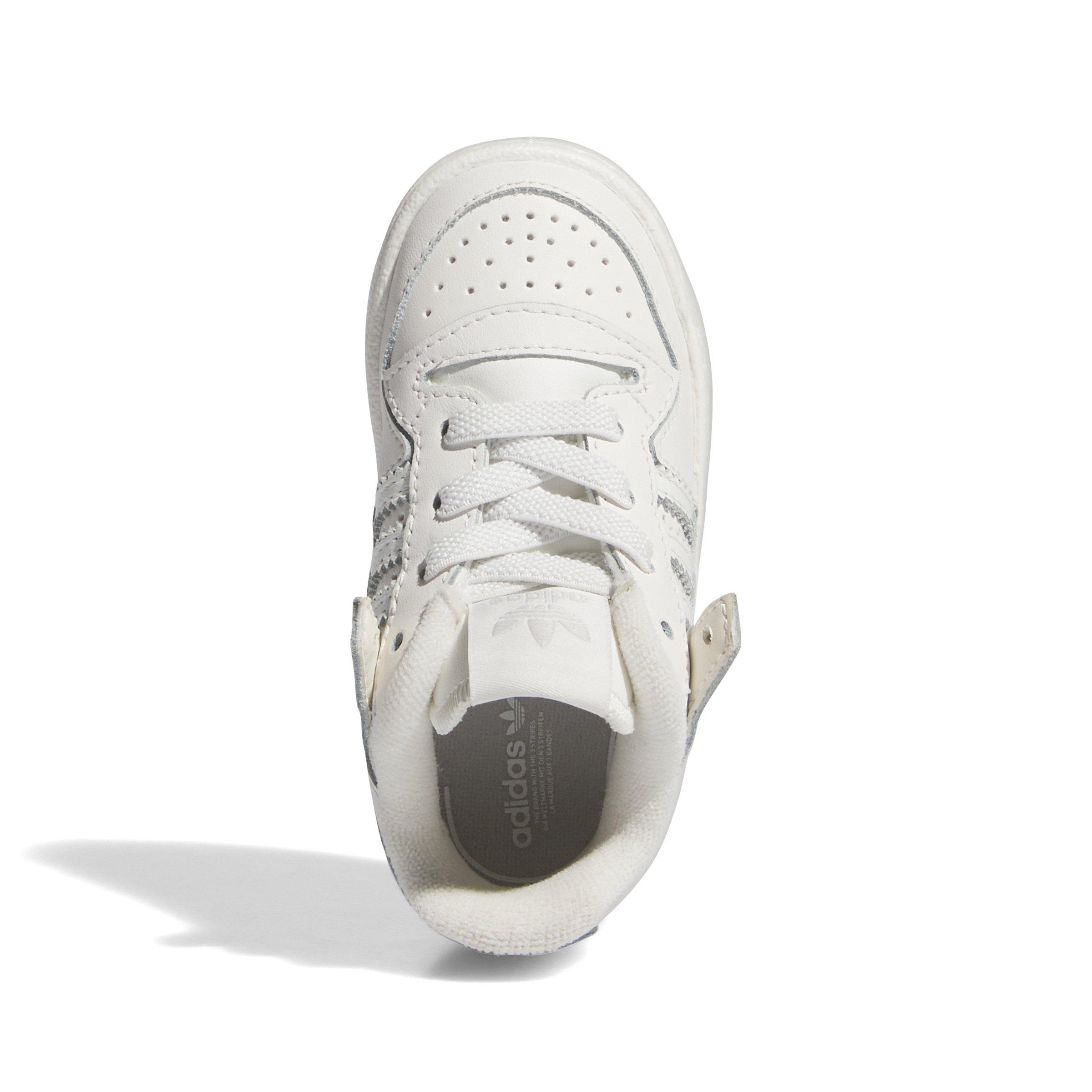 adidas Forum Low CL Infant Boys' "Core White/Ftwr White/Grey One" Shoe