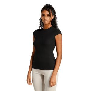 adidas Women's Seasonal Essentials Rib Cap-Sleeve T-Shirt - Black