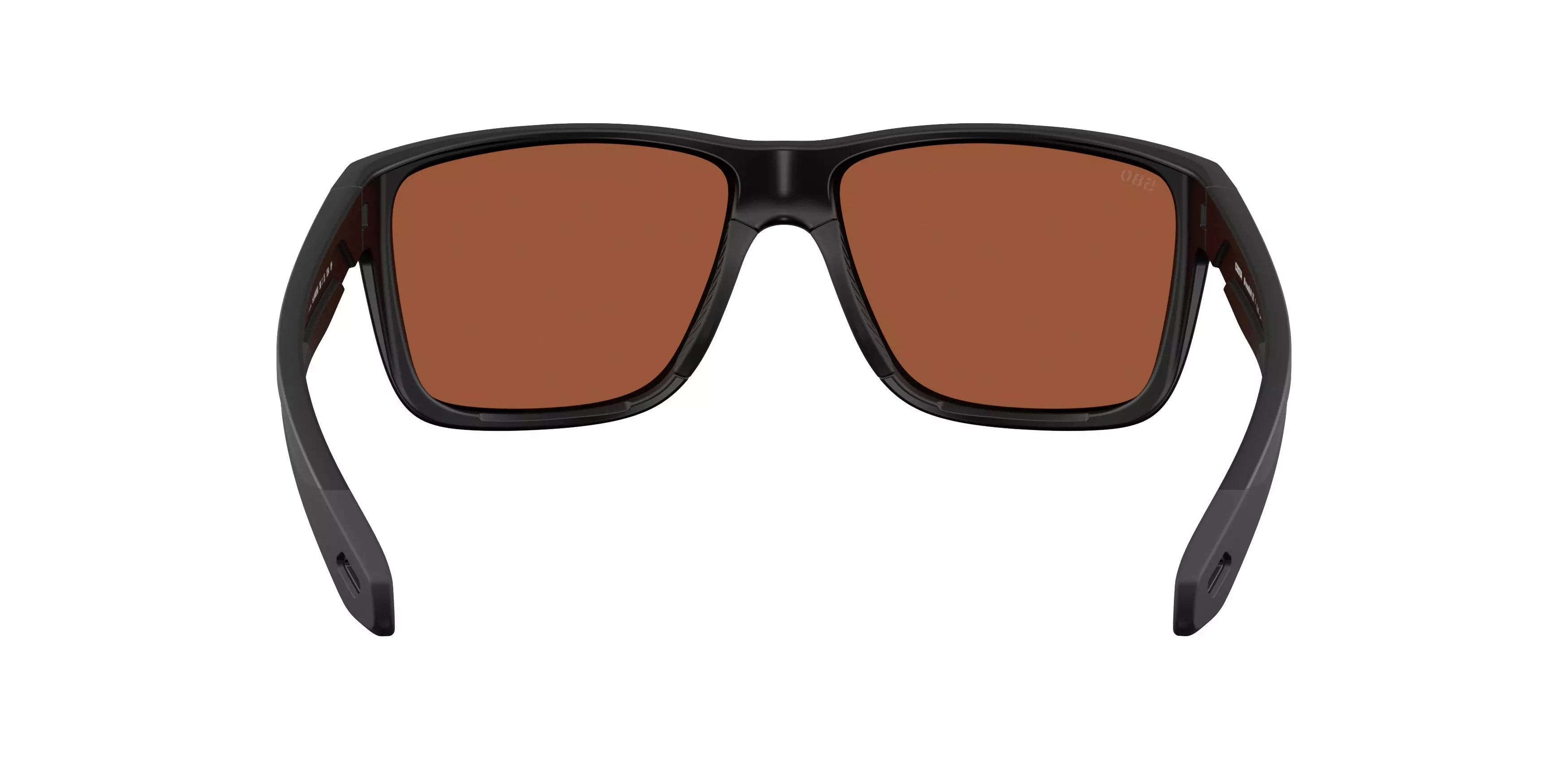 Costa Del Mar Broadbill II Green Mirror 580G Polarized Sunglasses - Matte Black - BLACK/GREEN