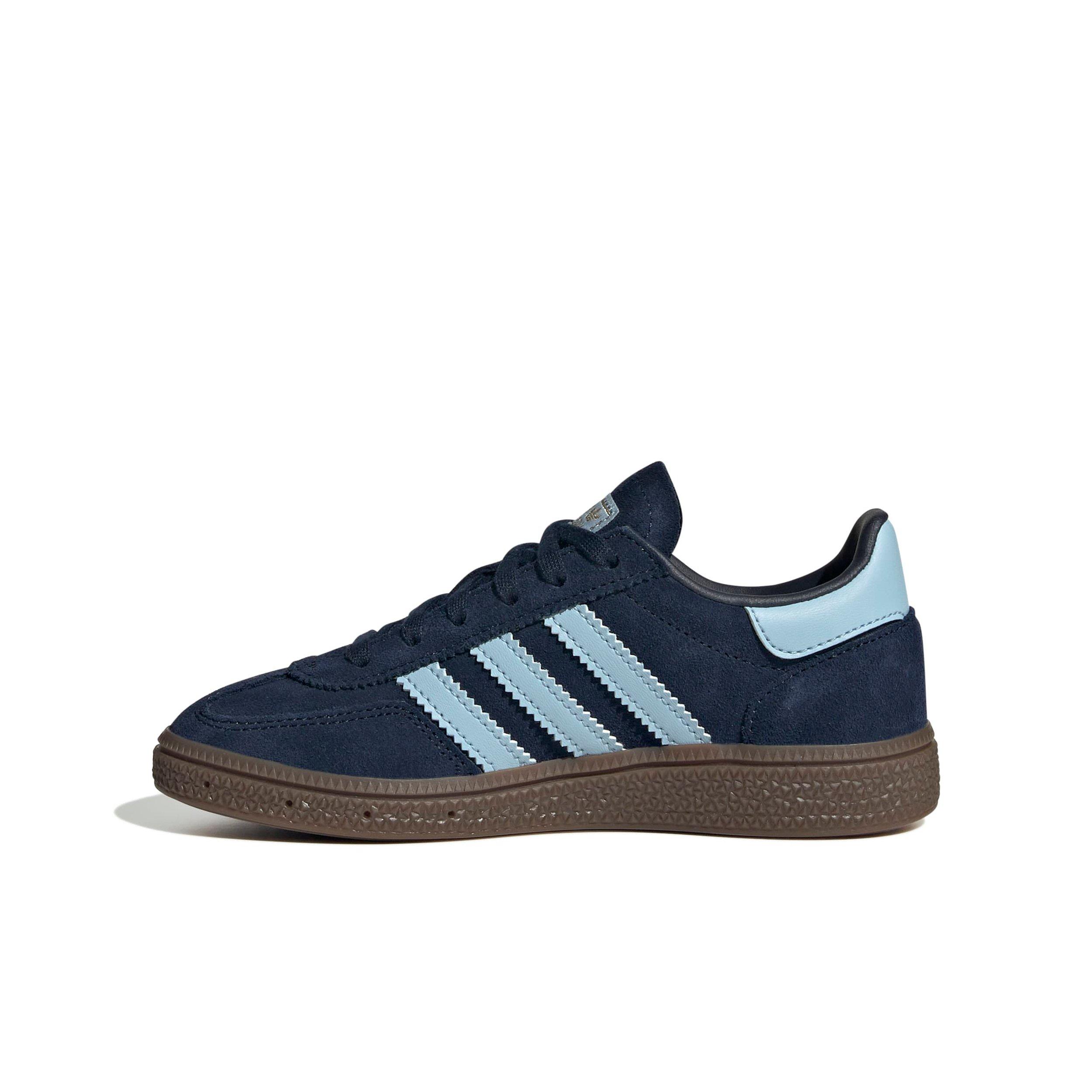 adidas Originals Handball Spezial Preschool Boys' "Collegiate Navy/Clear Sky/Gum 5" Shoe