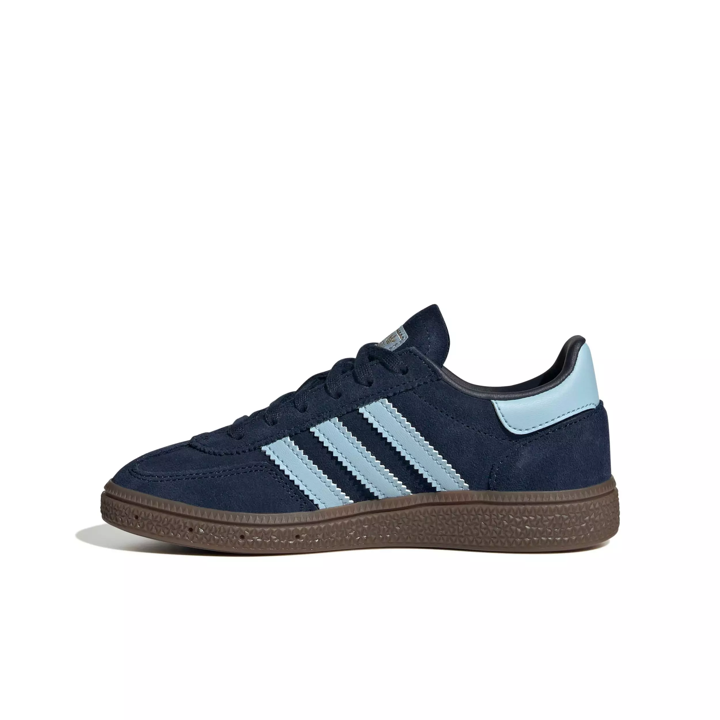 adidas Originals Handball Spezial "Collegiate Navy/Clear Sky/Gum 5" Preschool Boys' Shoe - NAVY/SKY/GUM