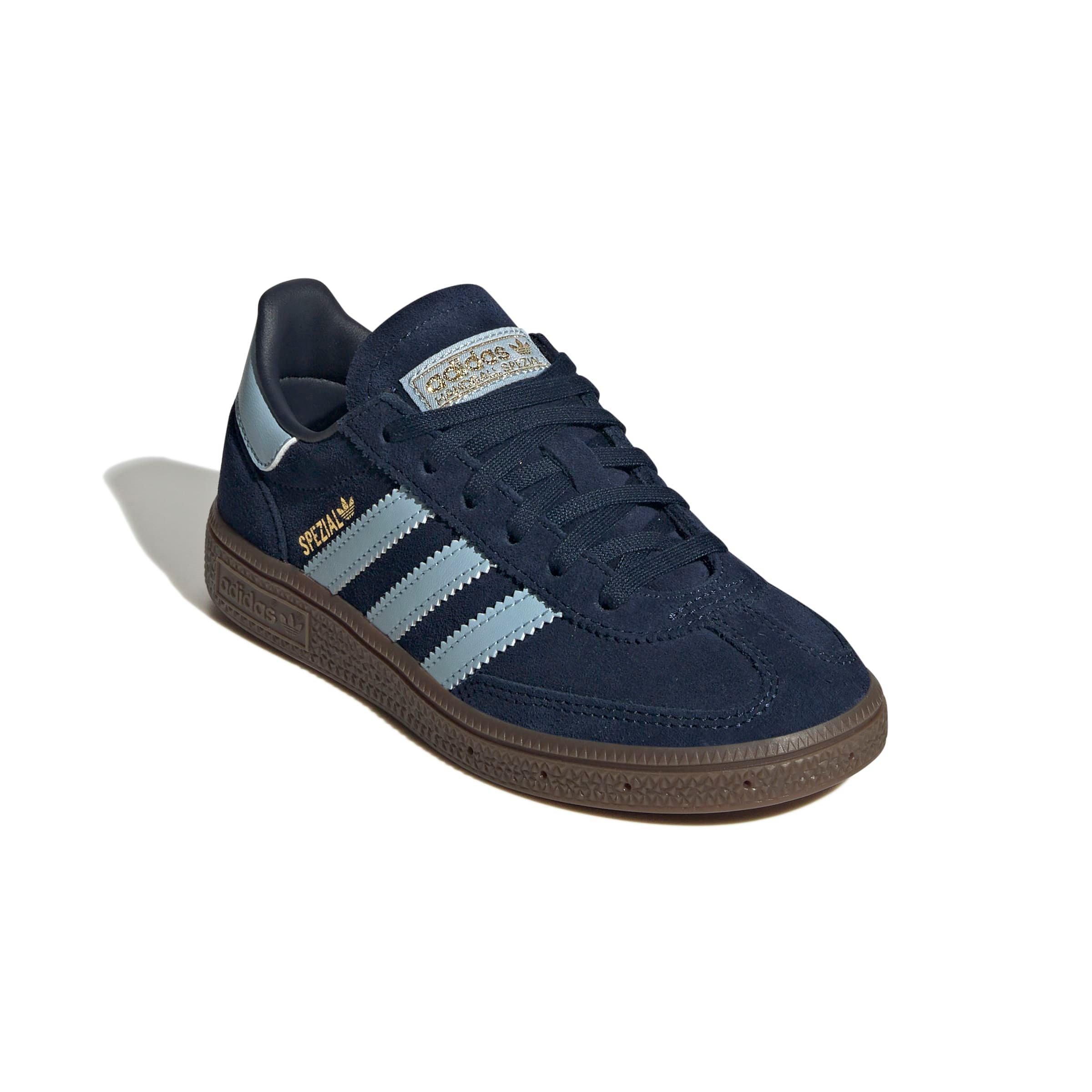 adidas Originals Handball Spezial Preschool Boys' "Collegiate Navy/Clear Sky/Gum 5" Shoe