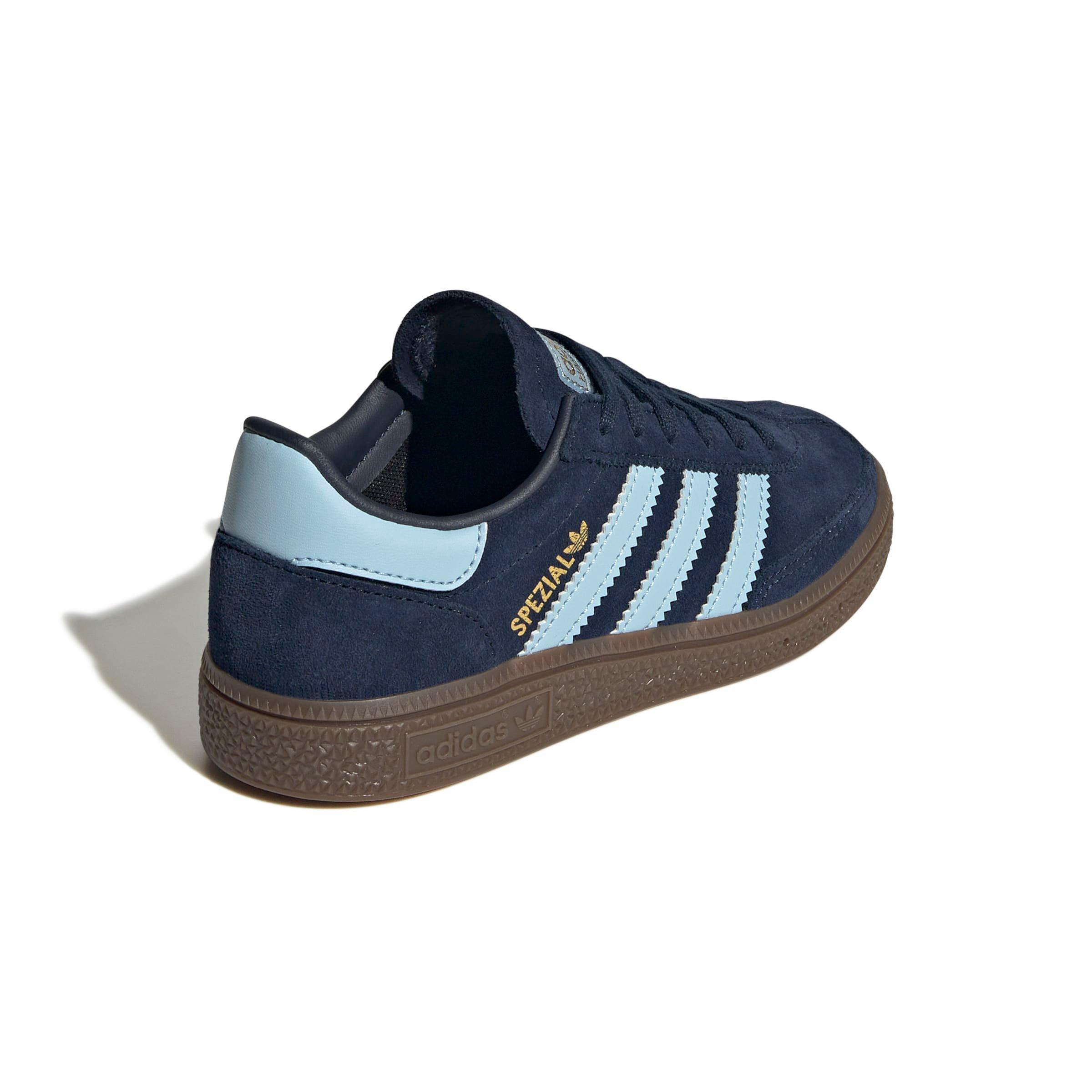 adidas Originals Handball Spezial Preschool Boys' "Collegiate Navy/Clear Sky/Gum 5" Shoe