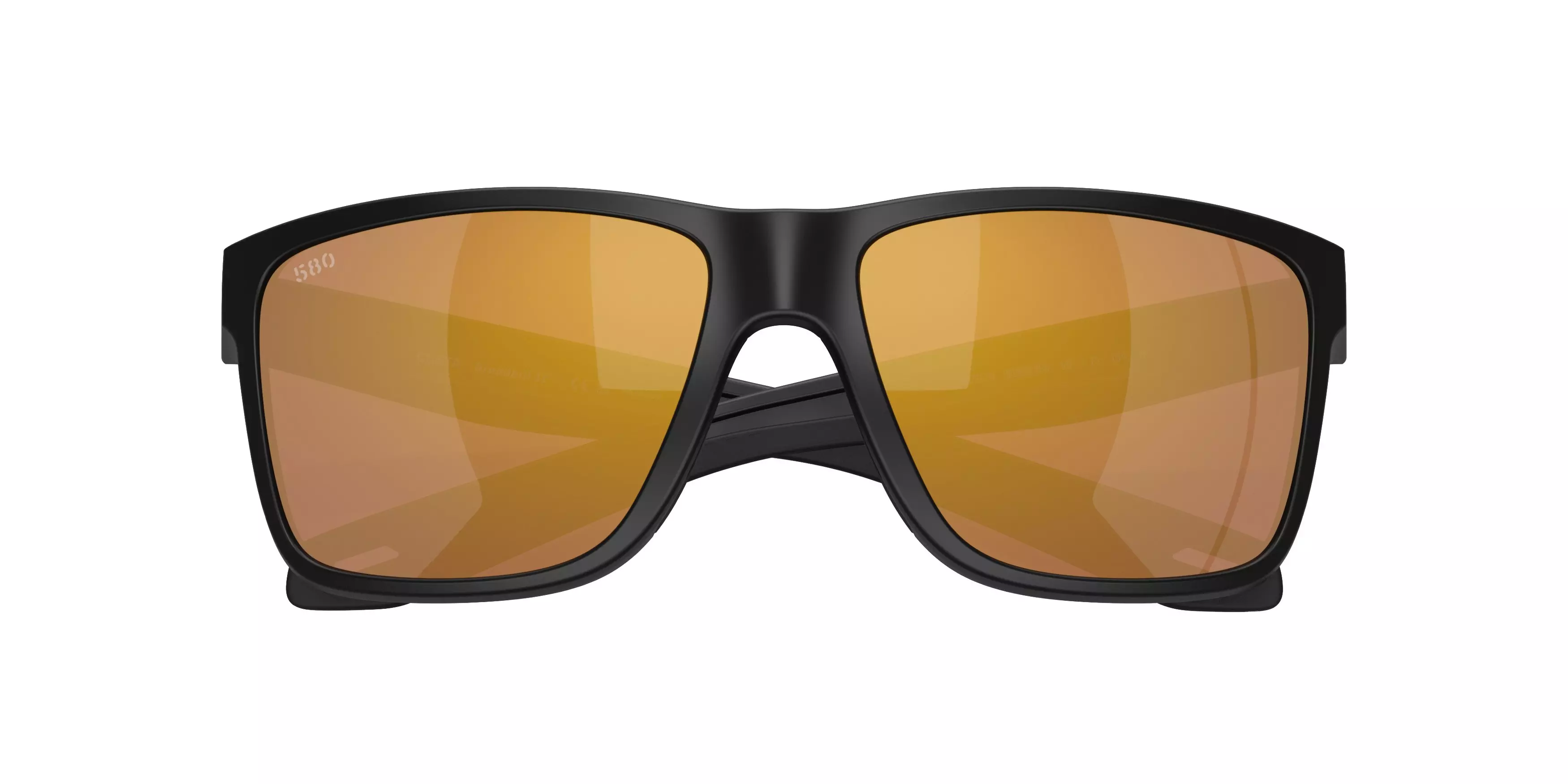 Costa Del Mar Broadbill II Gold Mirror 580G Polarized Sunglasses - Matte Black - BLACK/GOLD