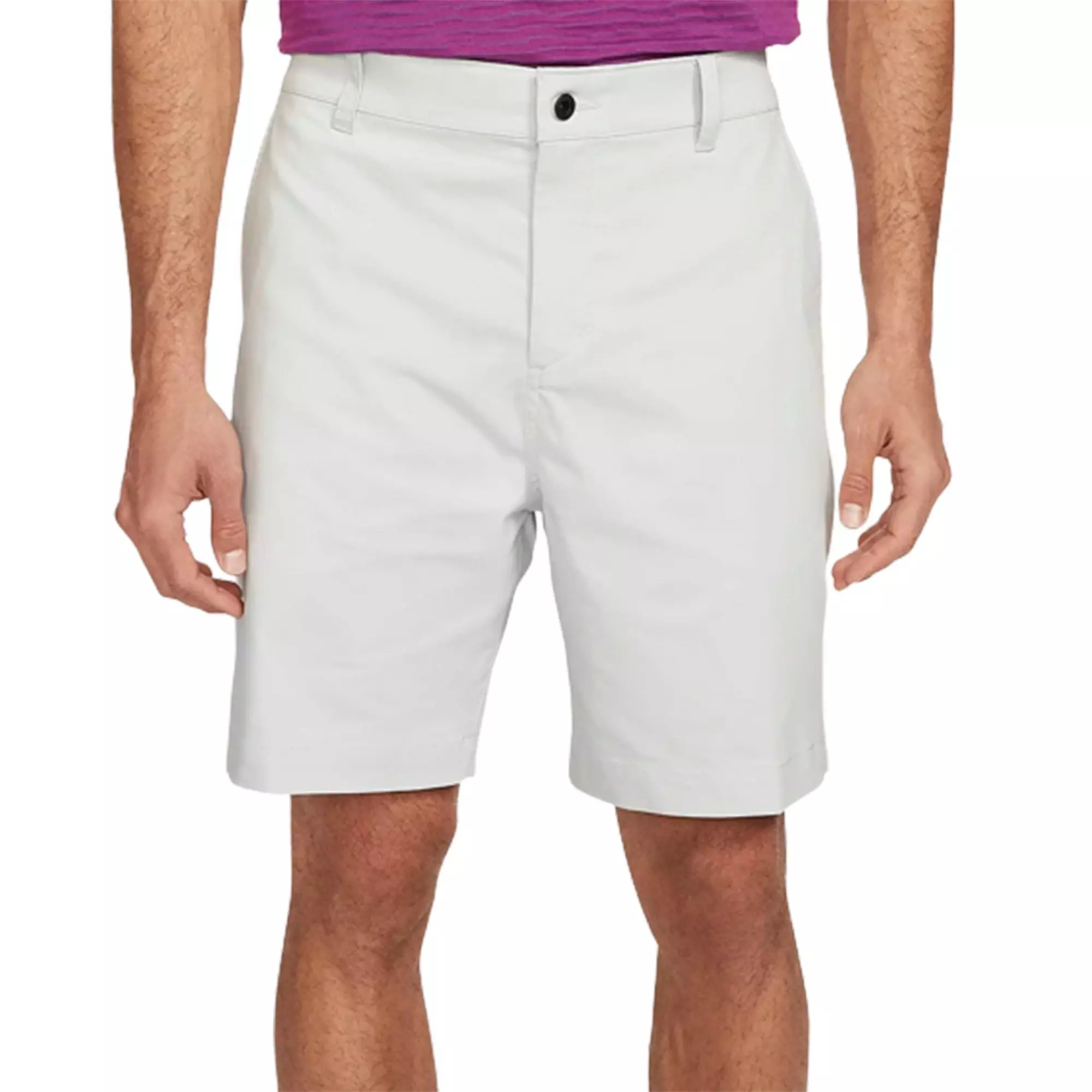 Nike Men's Dri-FIT UV 9" Golf Chino Grey Shorts - GREY