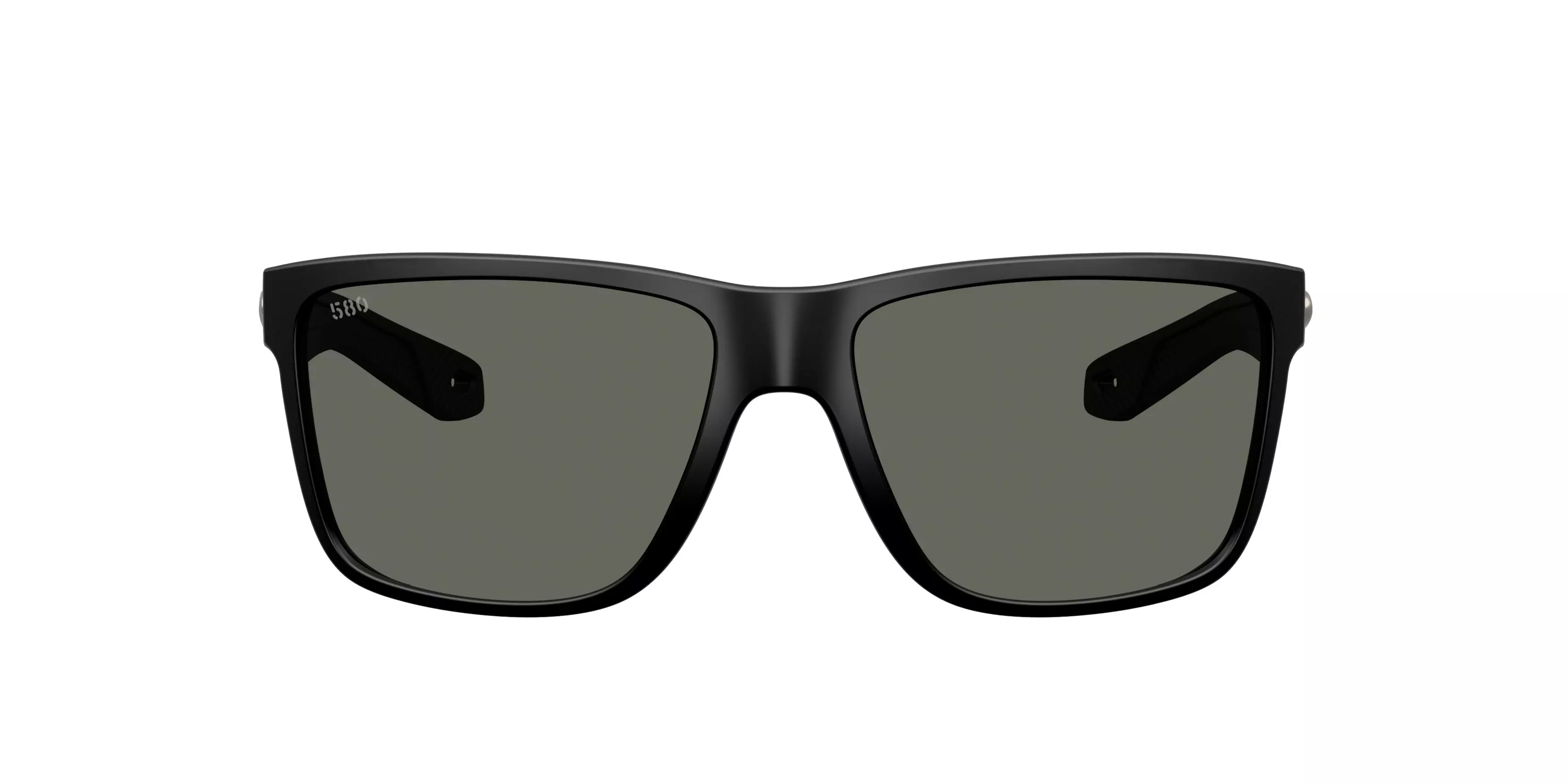 Costa Del Mar Broadbill II Grey 580G Polarized Sunglasses - Matte Black - BLACK/GREY
