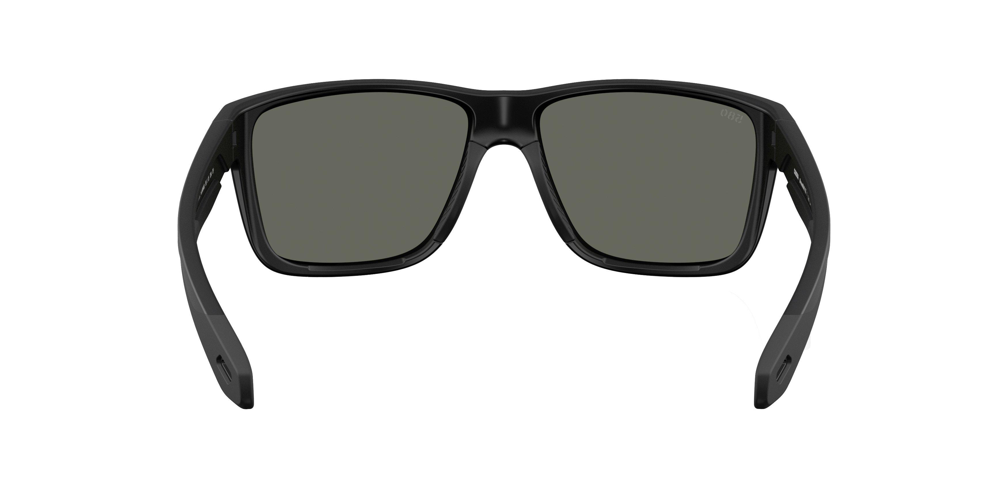 Costa Del Mar Broadbill II Grey 580G Polarized Sunglasses - Matte Black - BLACK/GREY Thumbnail View 3